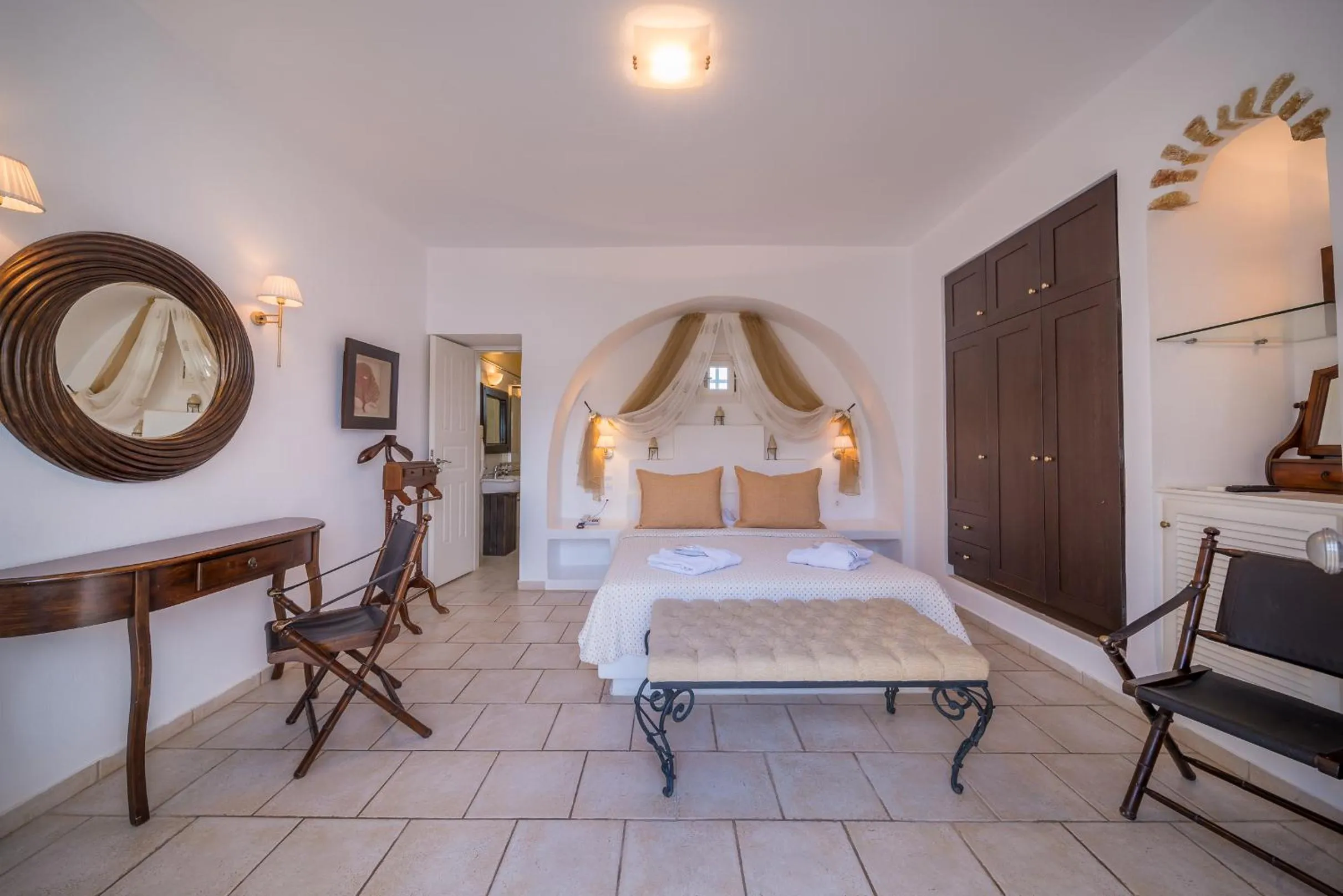 Bed in Chora Resort Hotel & Spa