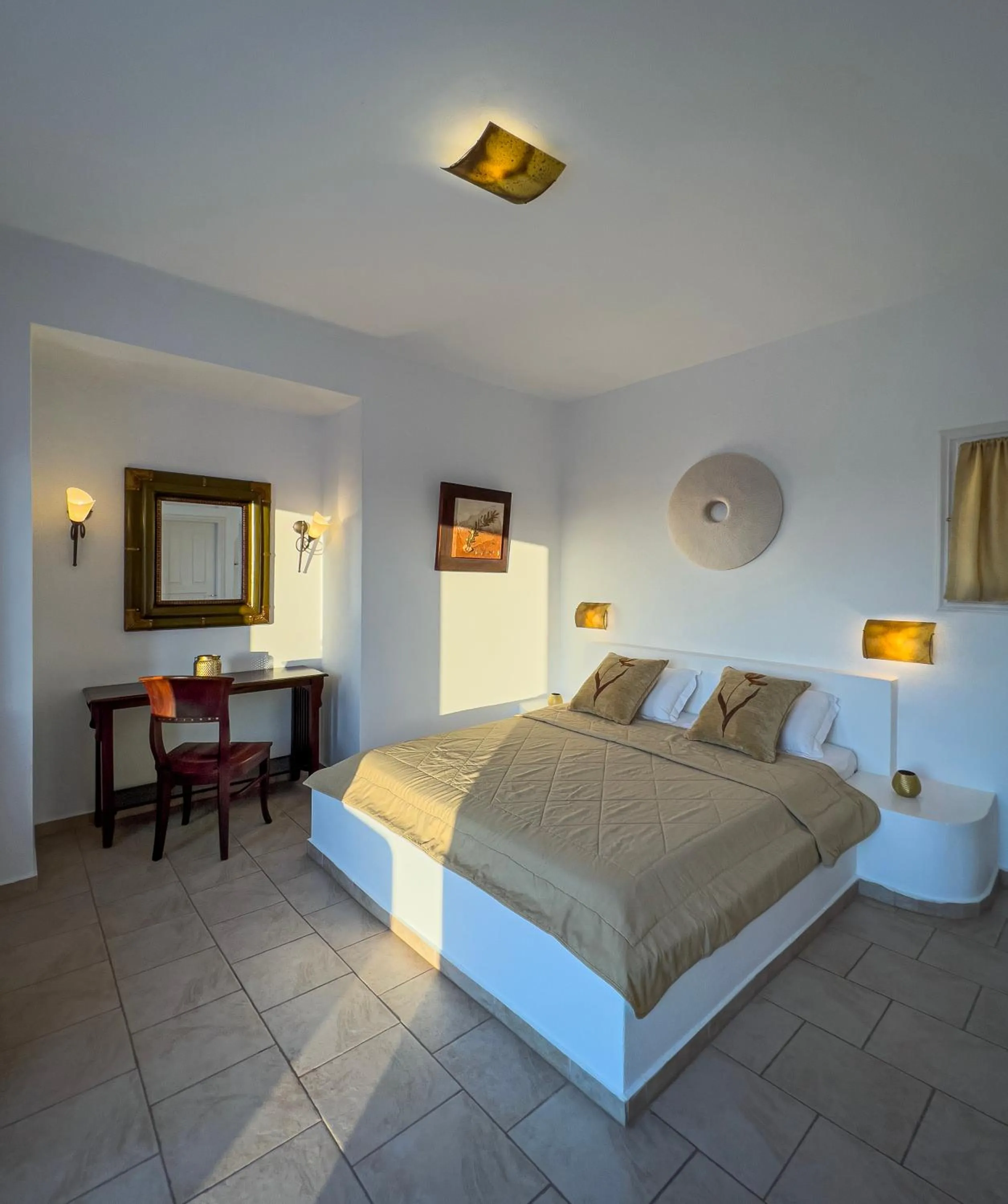 Bed in Chora Resort Hotel & Spa