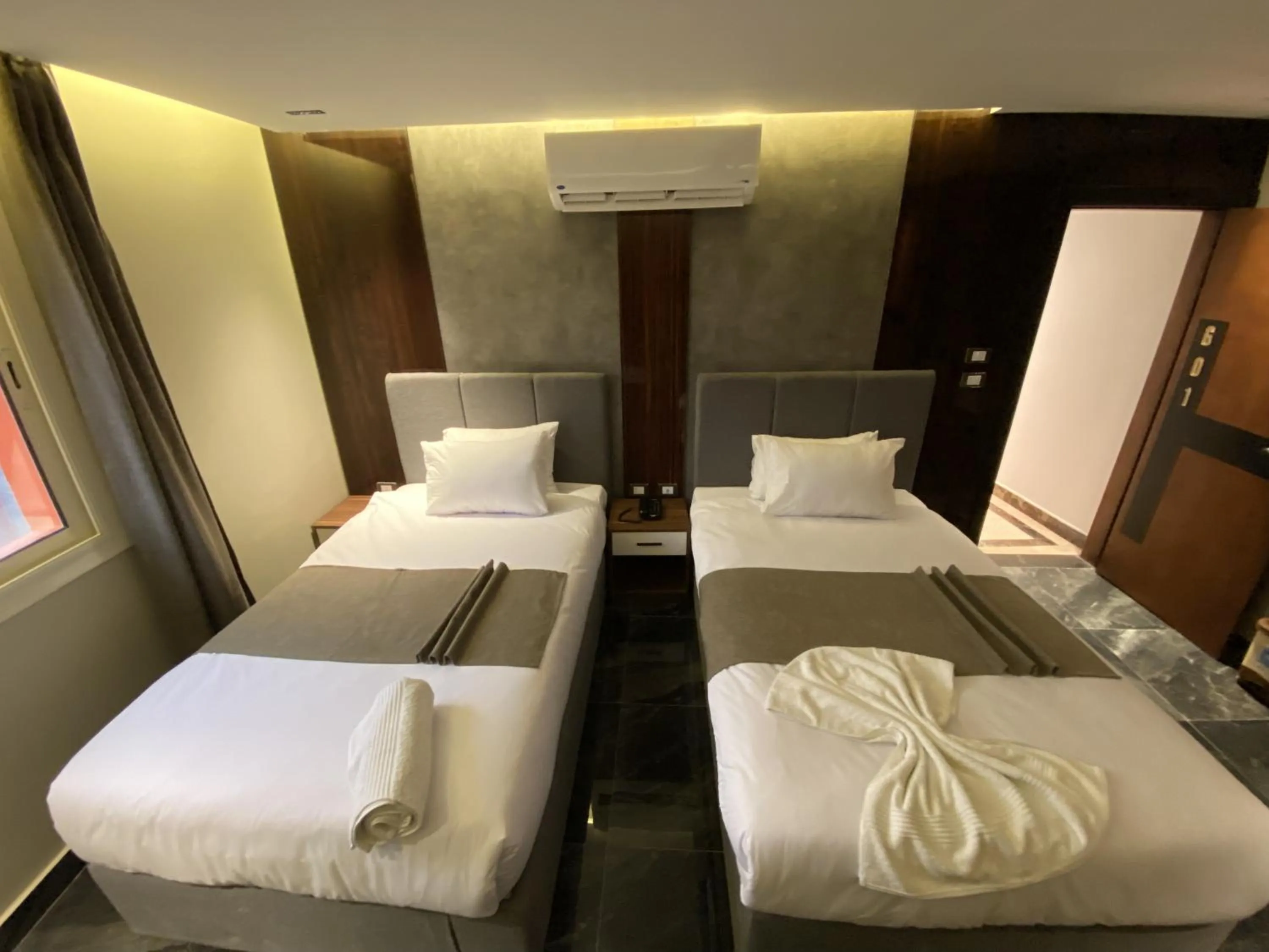 Bed in The View Delta Hotel