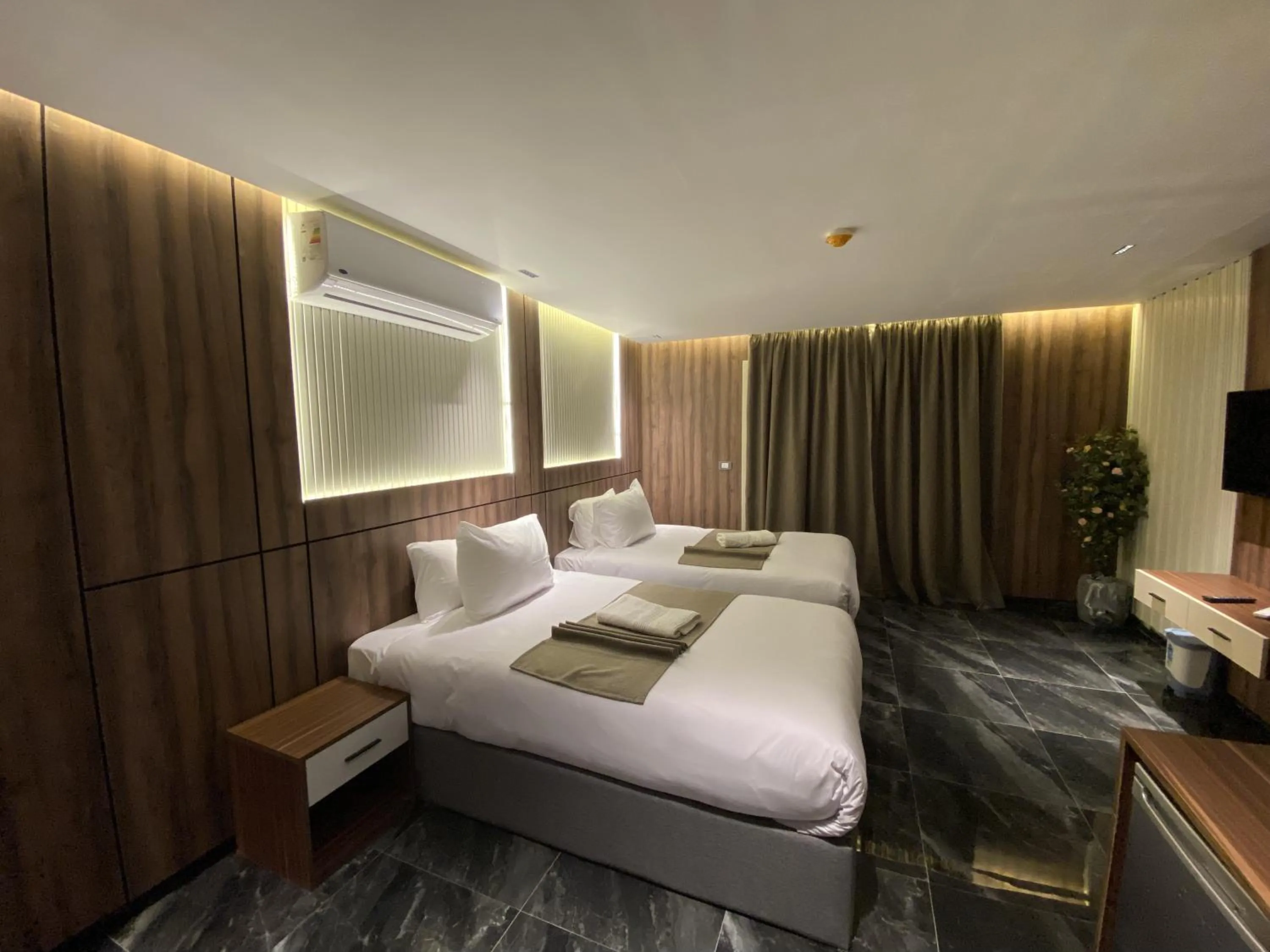 Bed in The View Delta Hotel