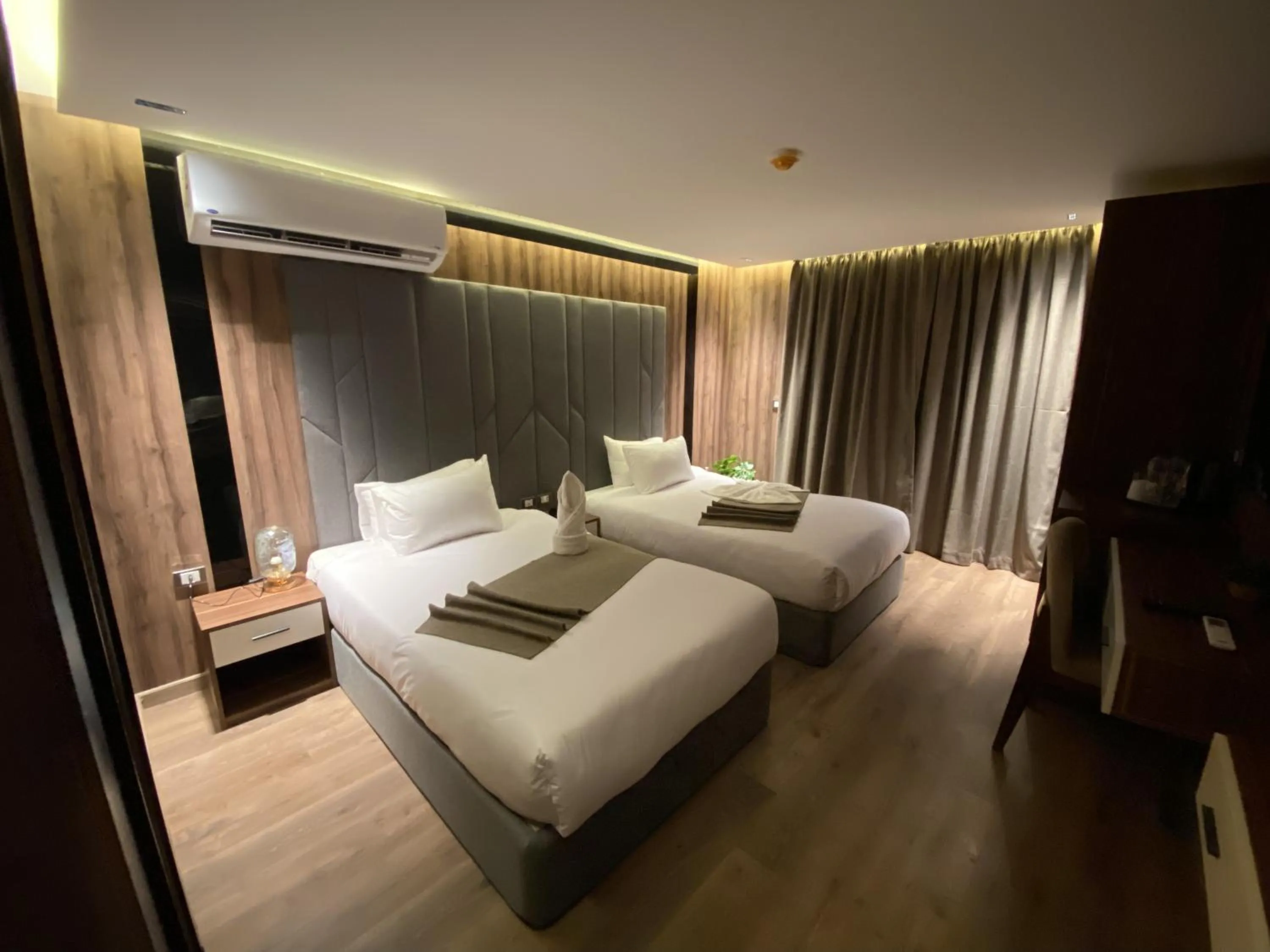 Bed in The View Delta Hotel