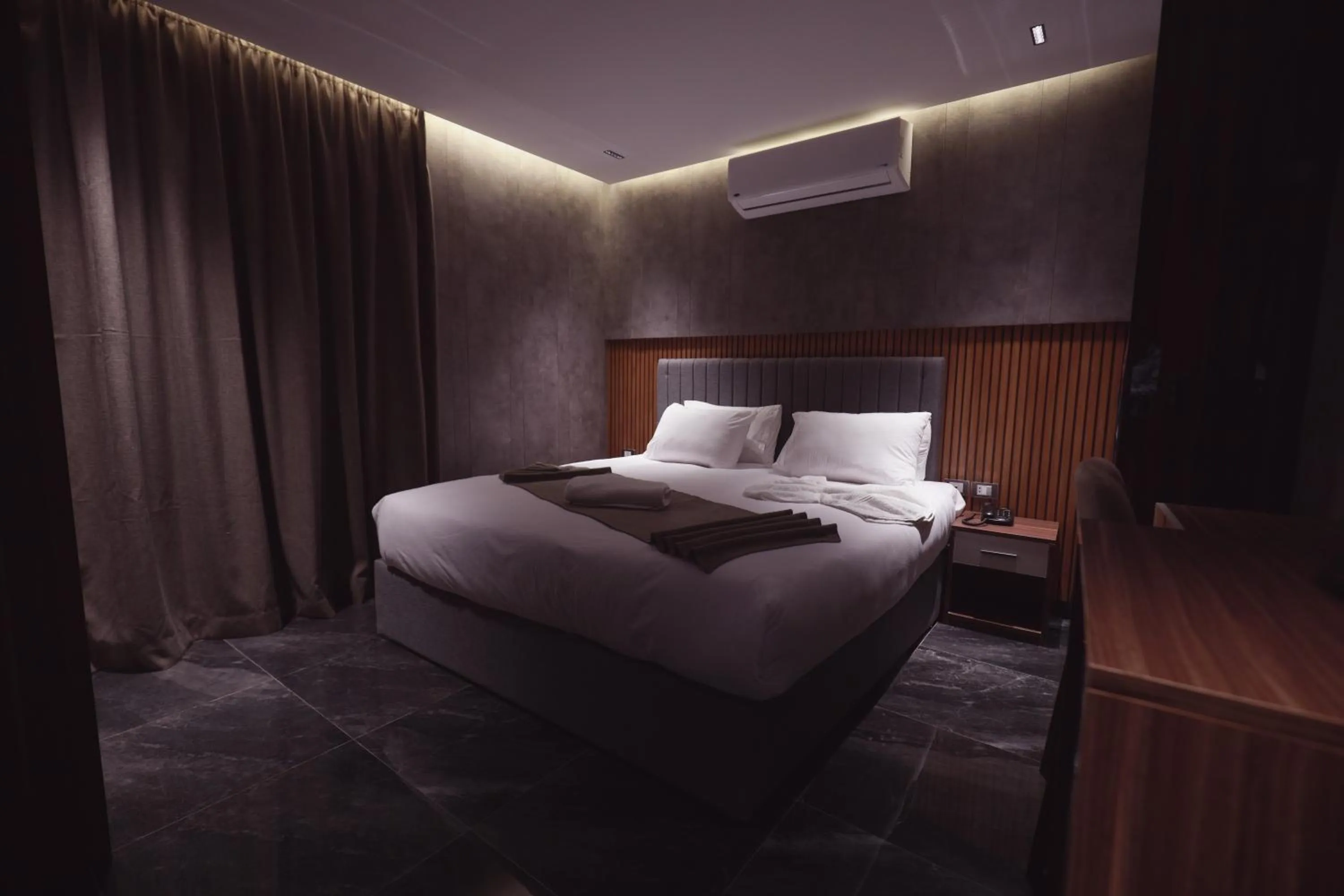 Bed in The View Delta Hotel