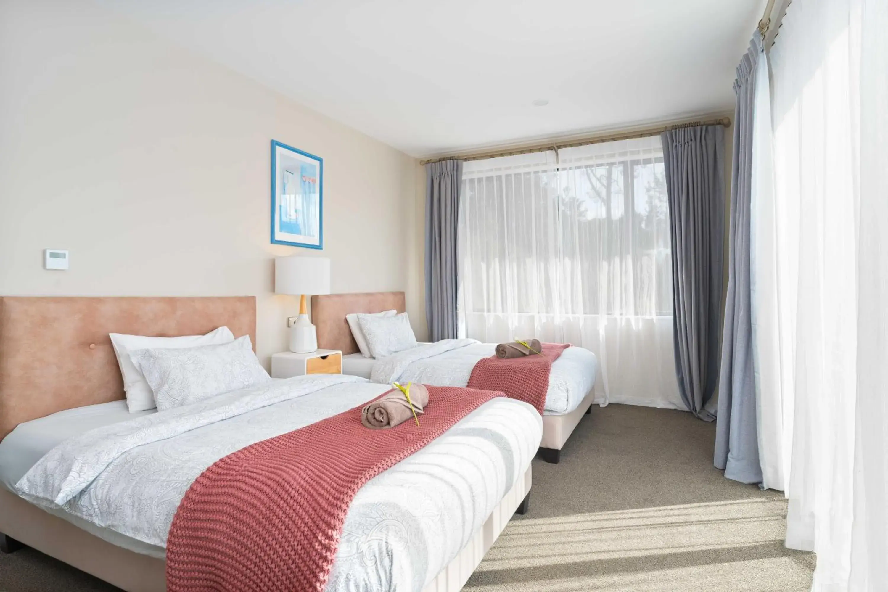 Double Room with Two Double Beds in Alpaca Manor Auckland Double Room with Two Double Beds in Alpaca Manor Auckland