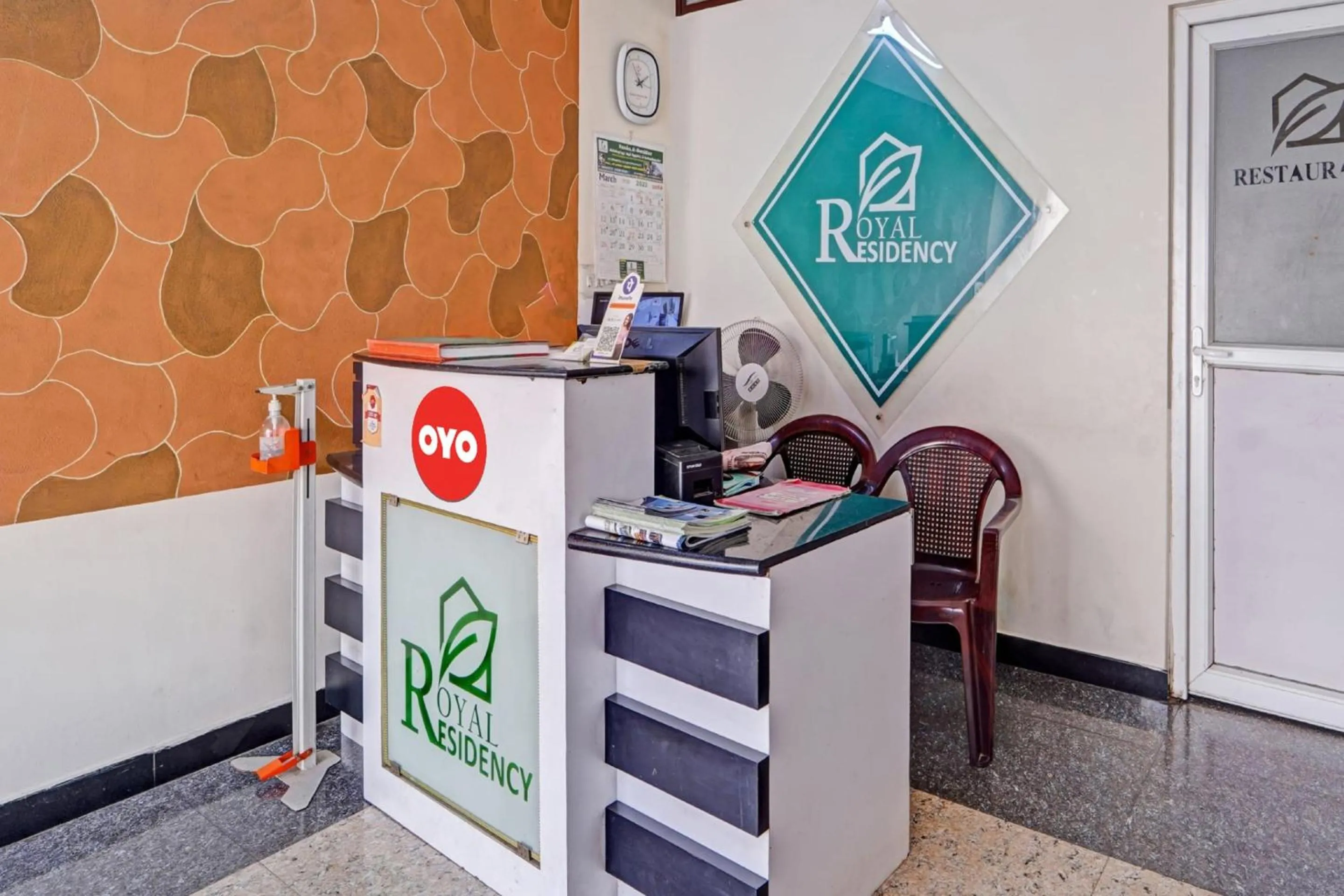 Lobby or reception in Hotel O Royal Residency