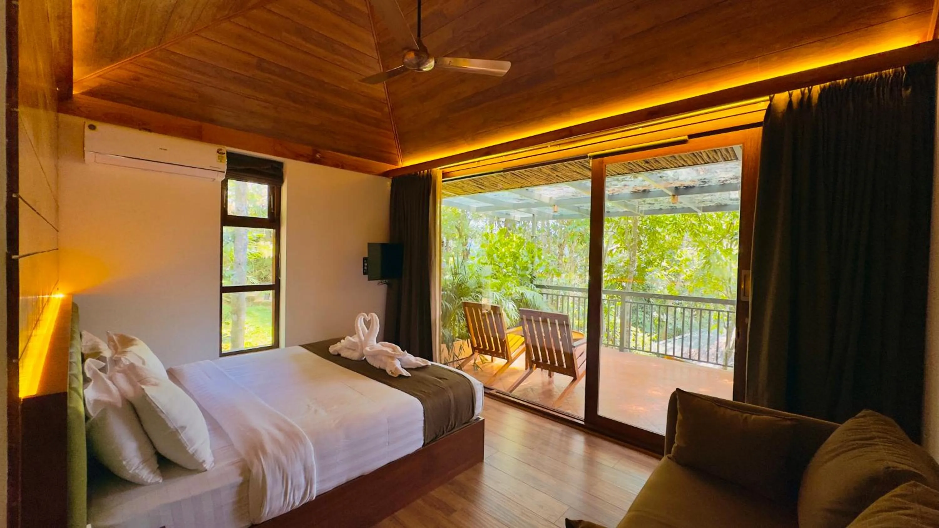 View (from property/room), Bed in Chembarathi Wayanad Boutique Resort