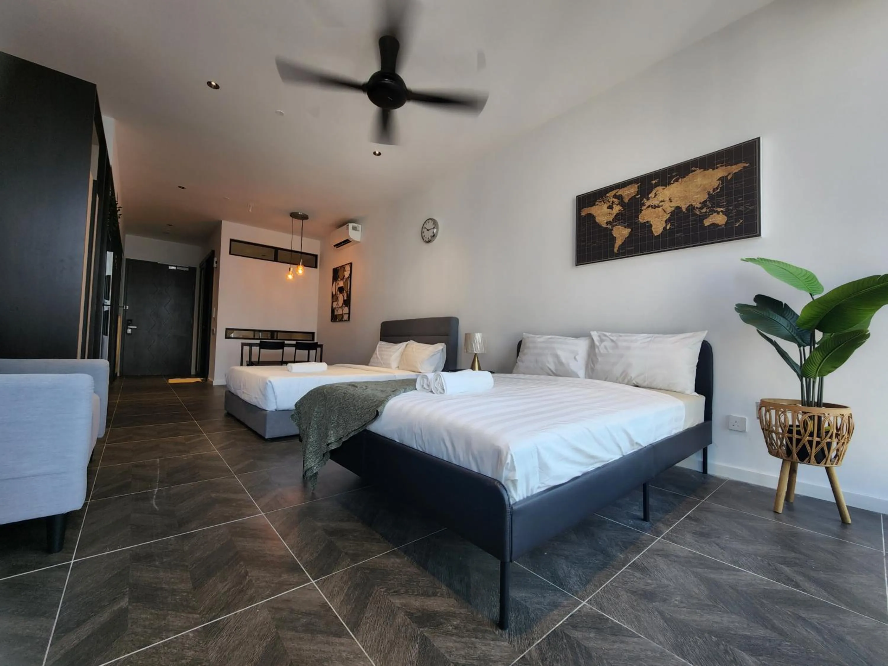 Bed in Infini Suites@ Scarletz Suites KLCC