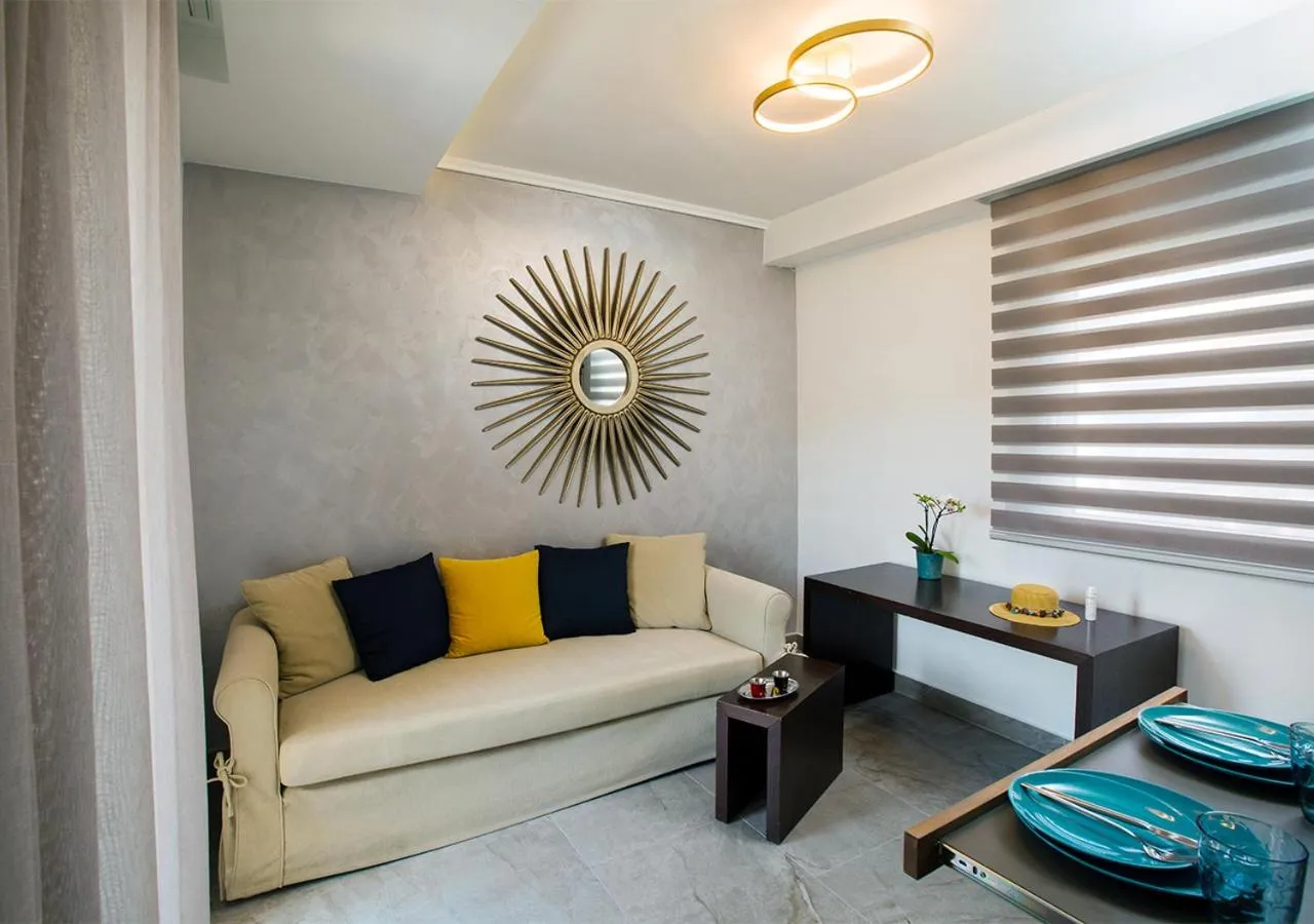 Living room in SUN RESIDENCE Exclusive Seaside Suites