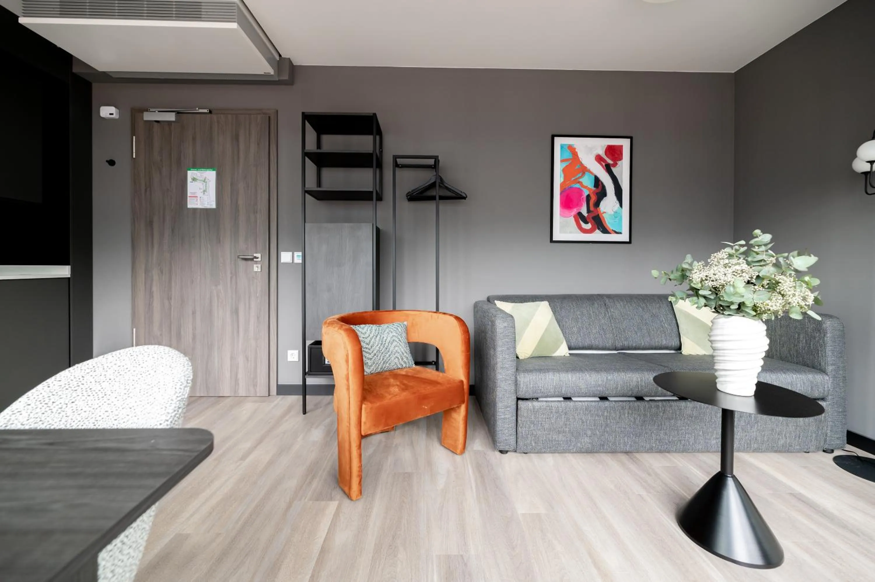 Living room, Bed in Numa Bremen Saga