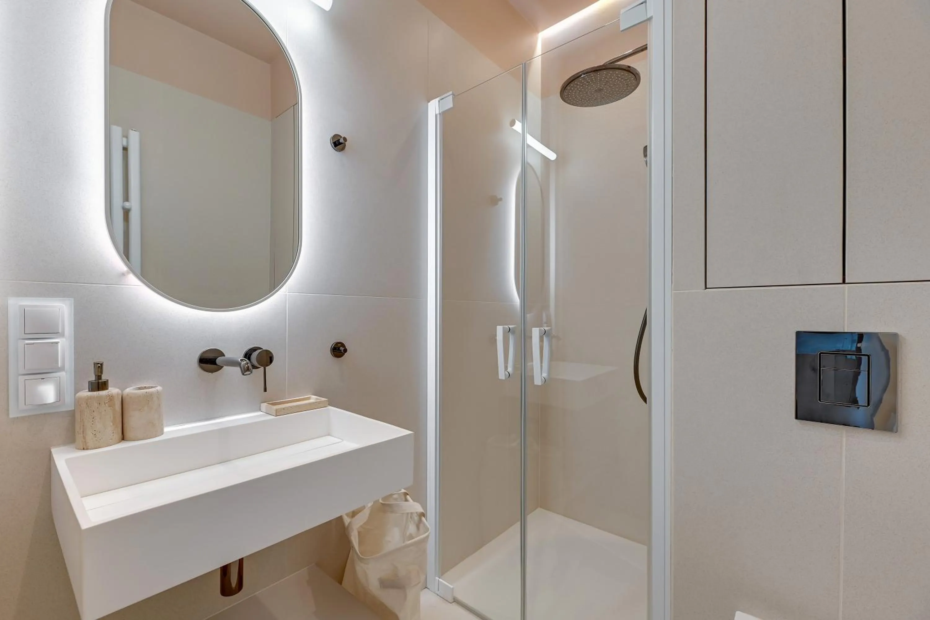 Shower in GRANO HOTEL Solmarina