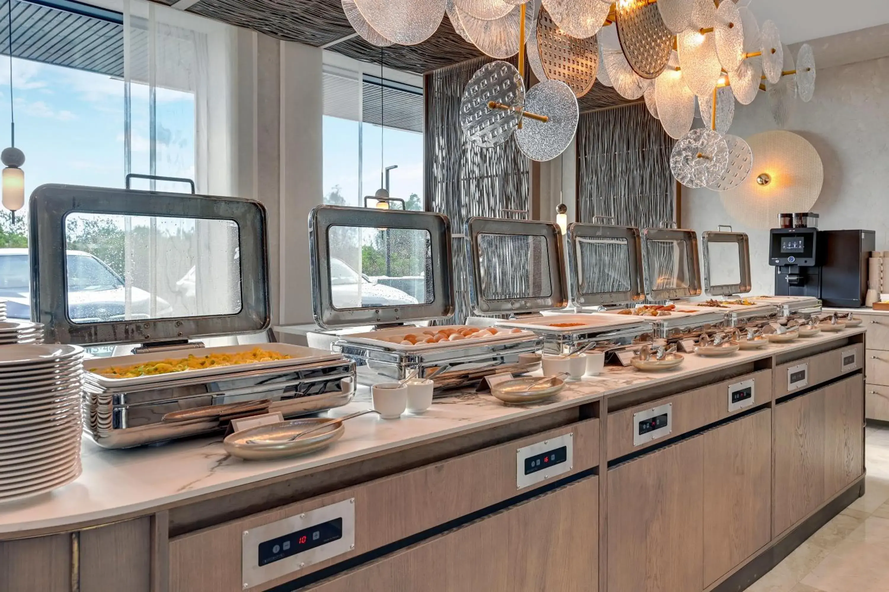 Buffet breakfast in GRANO HOTEL Solmarina Buffet breakfast in GRANO HOTEL Solmarina