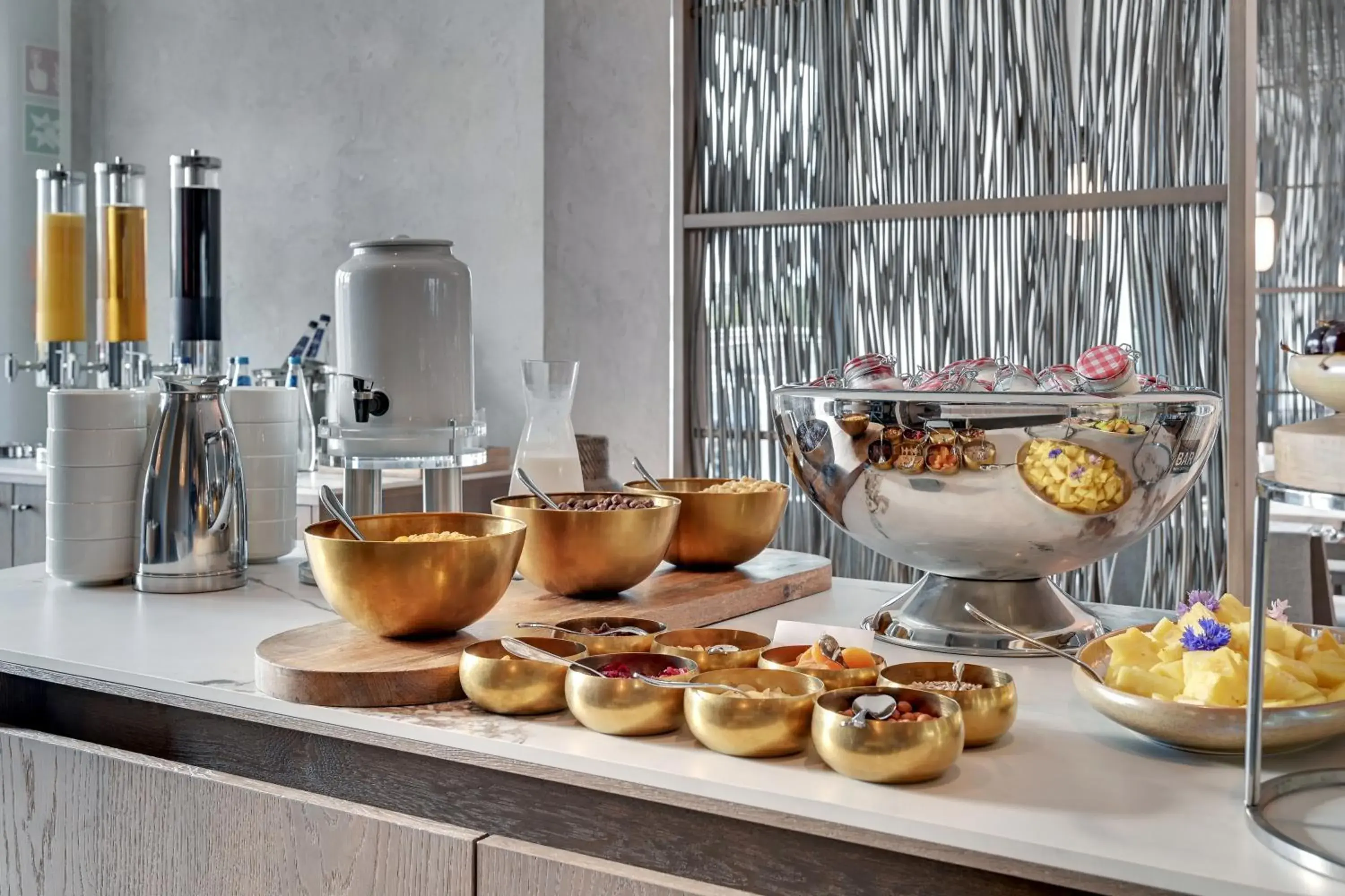 Buffet breakfast in GRANO HOTEL Solmarina Buffet breakfast in GRANO HOTEL Solmarina