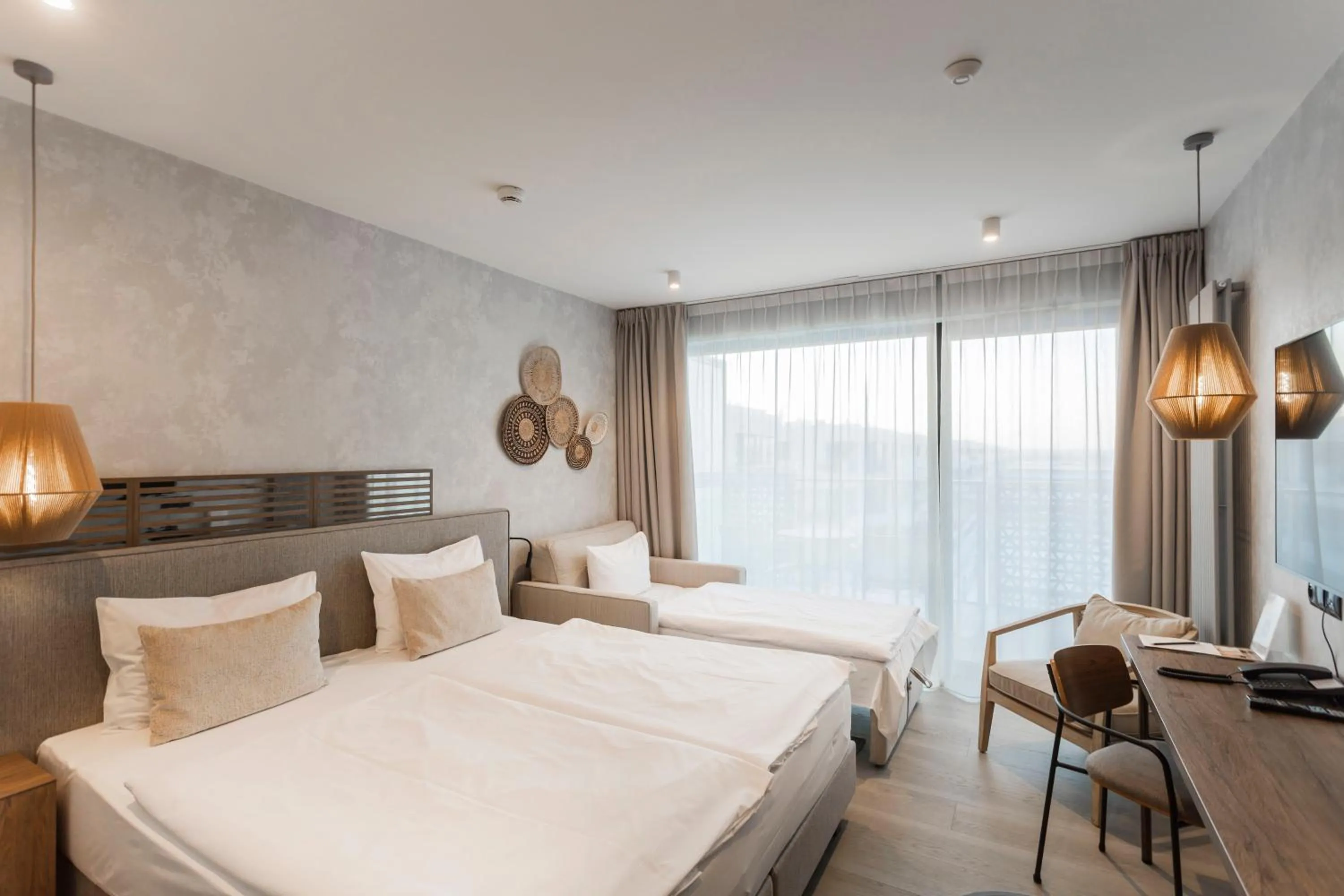 Bed in GRANO HOTEL Solmarina