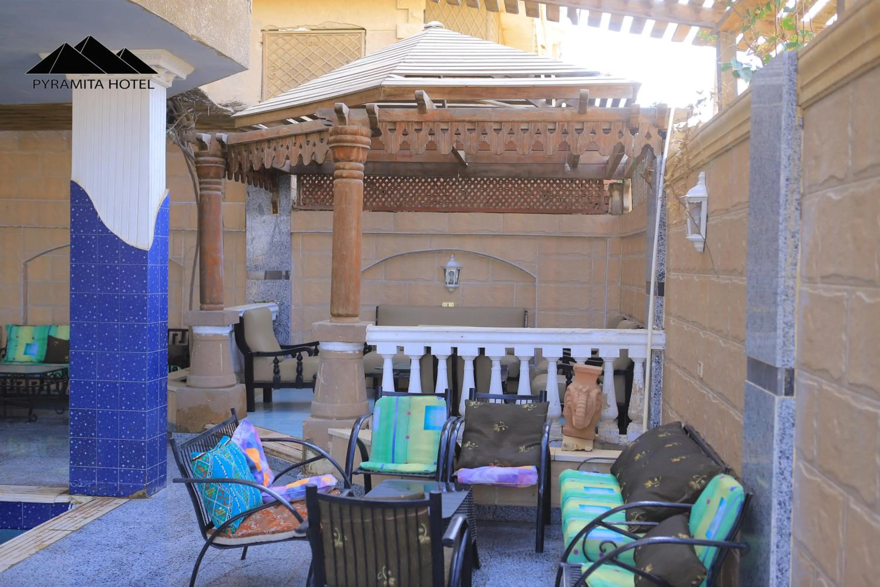 Patio in Pyramita Hotel