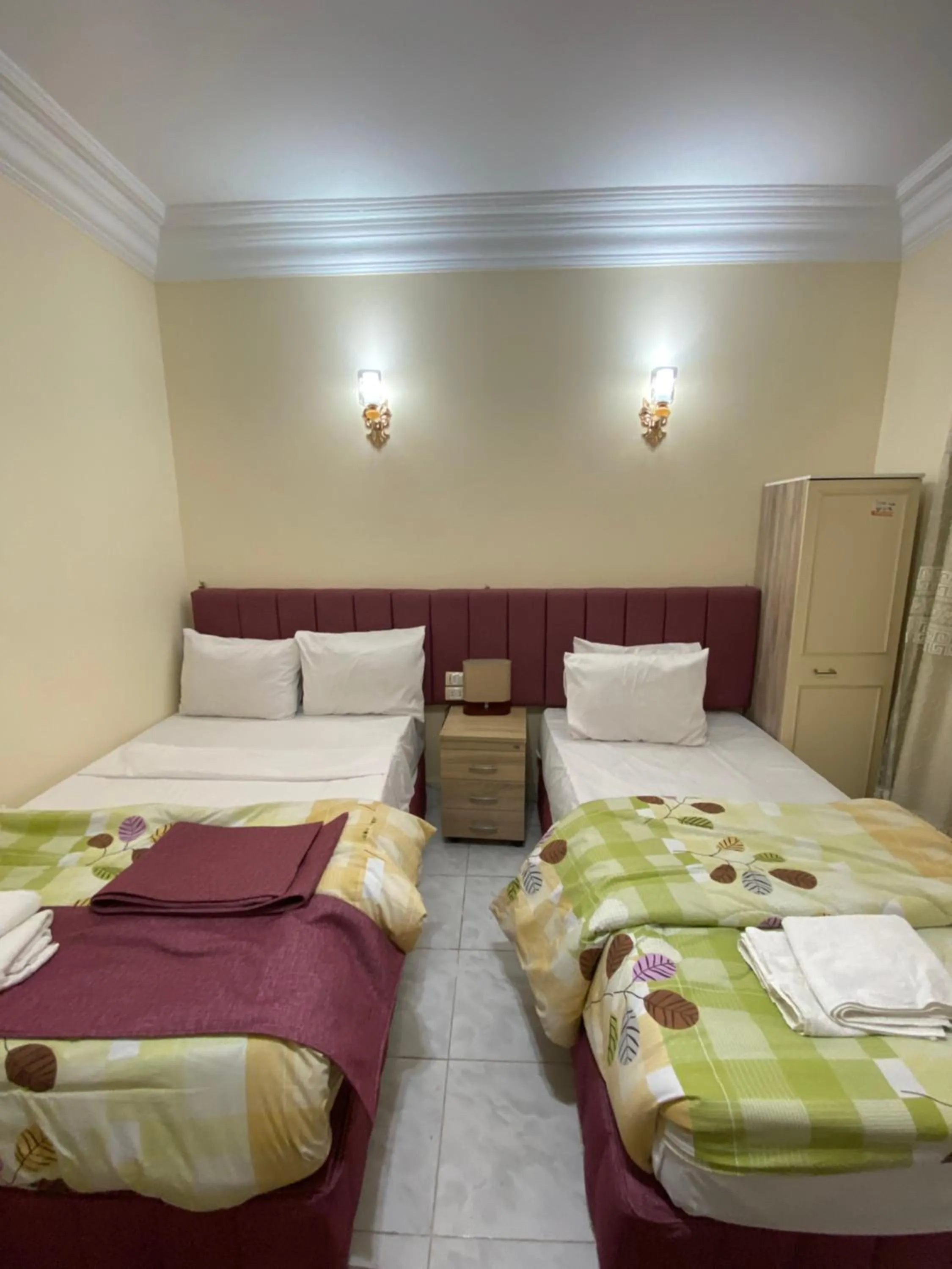 Bed in Pyramita Hotel