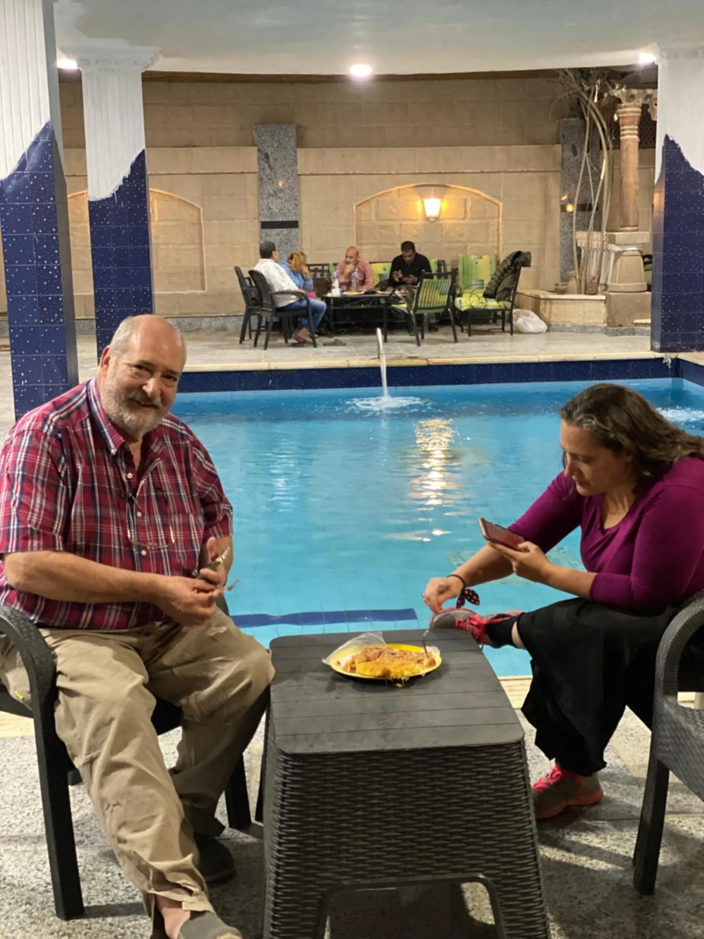 People in Pyramita Hotel