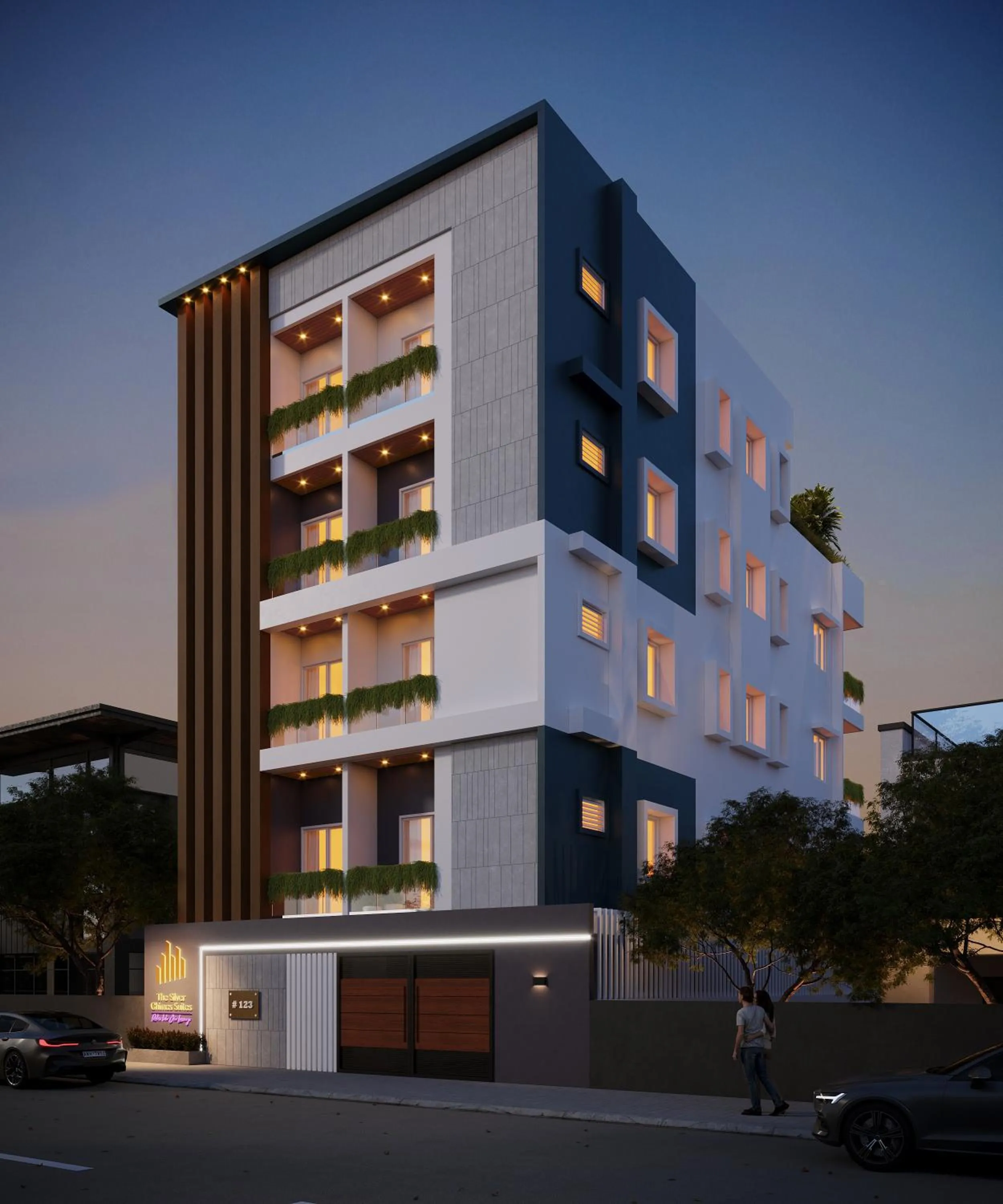 Property building in The Silver Chimes Suites