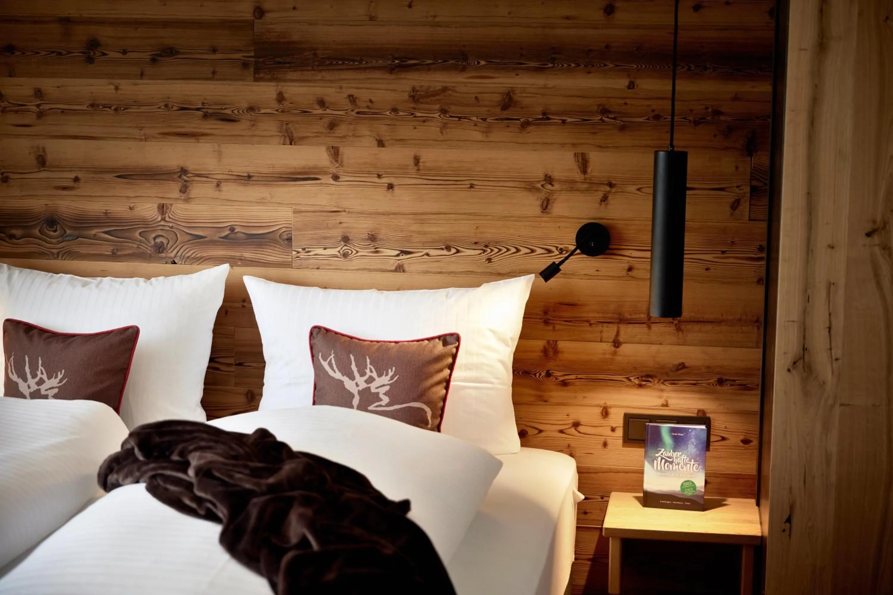 Bed in Maximilian Appartements