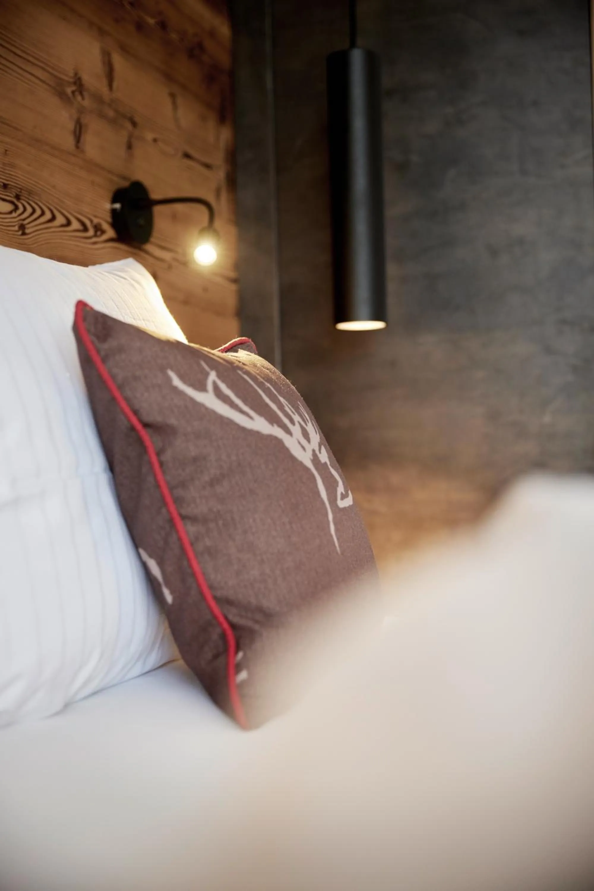 Bed in Maximilian Appartements