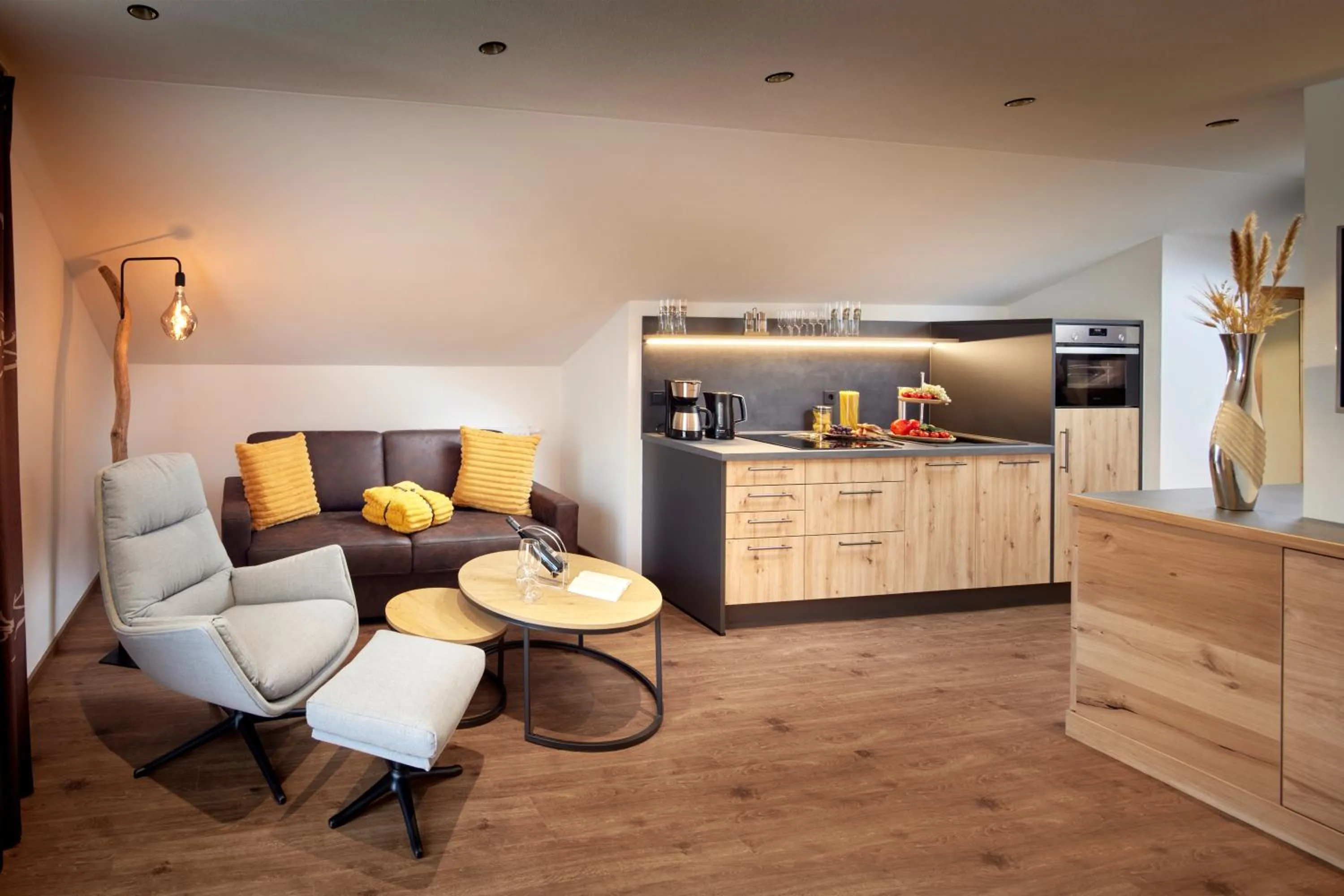 Living room in Maximilian Appartements