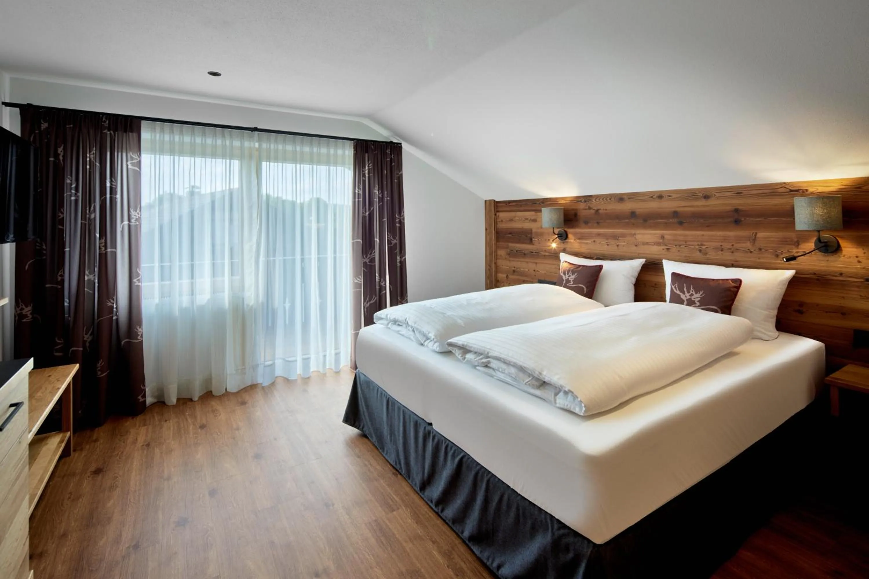 Bed in Maximilian Appartements