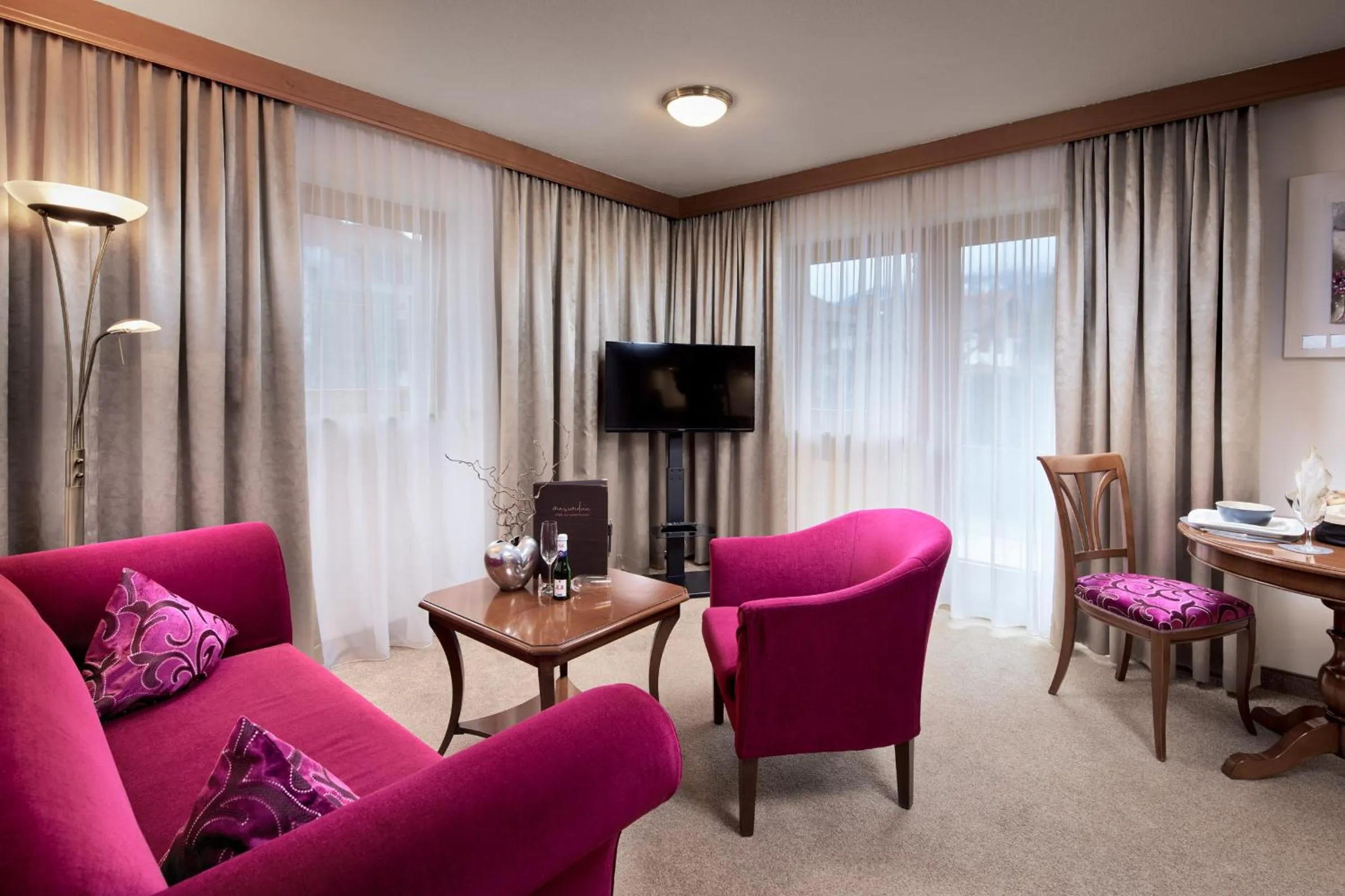 Living room in Maximilian Appartements