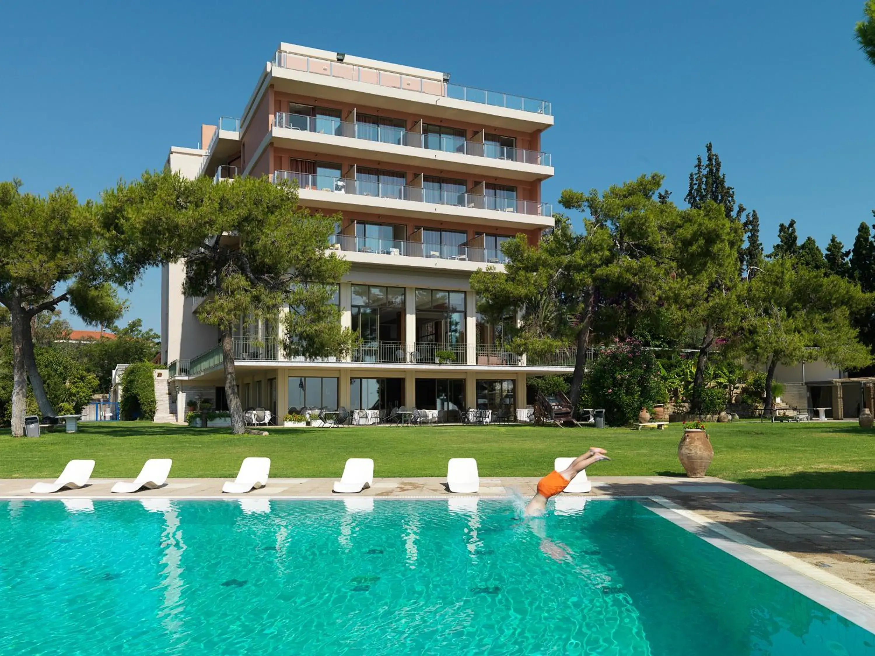 Facade/entrance in Kalamaki Beach Resort Facade/entrance in Kalamaki Beach Resort