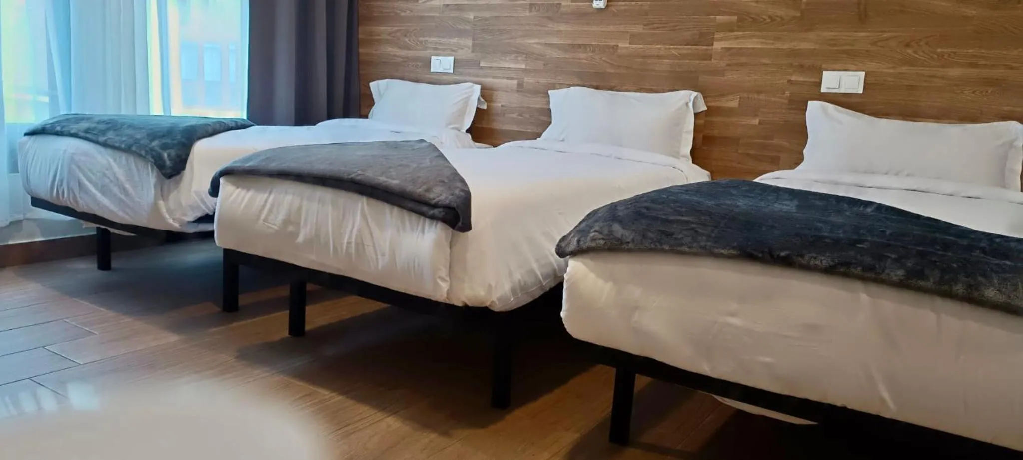 Bed in Apartahotel Golden Alcalá