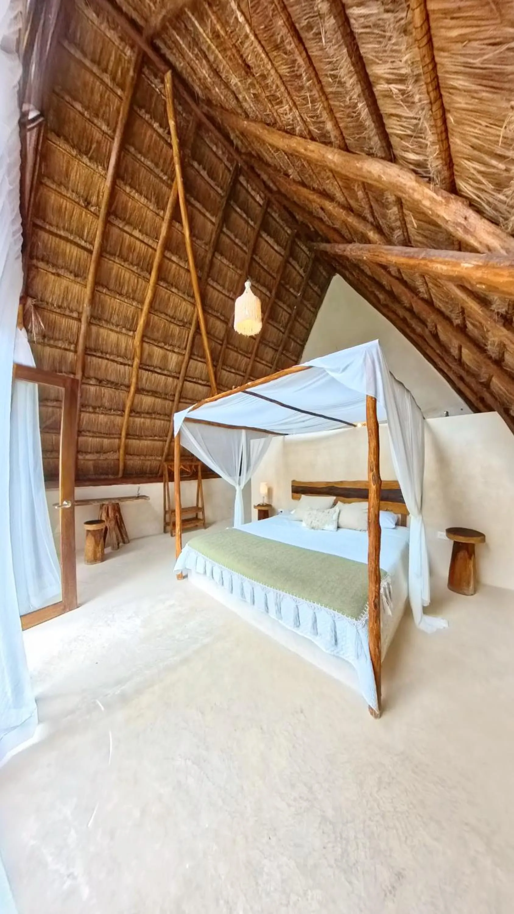 Bed in Lodge Tzunum Jade