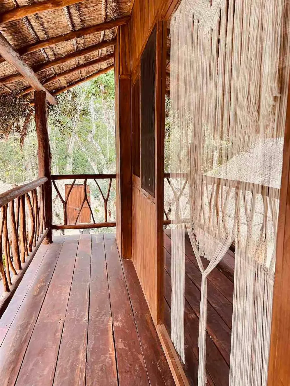 Balcony/Terrace in Lodge Tzunum Jade