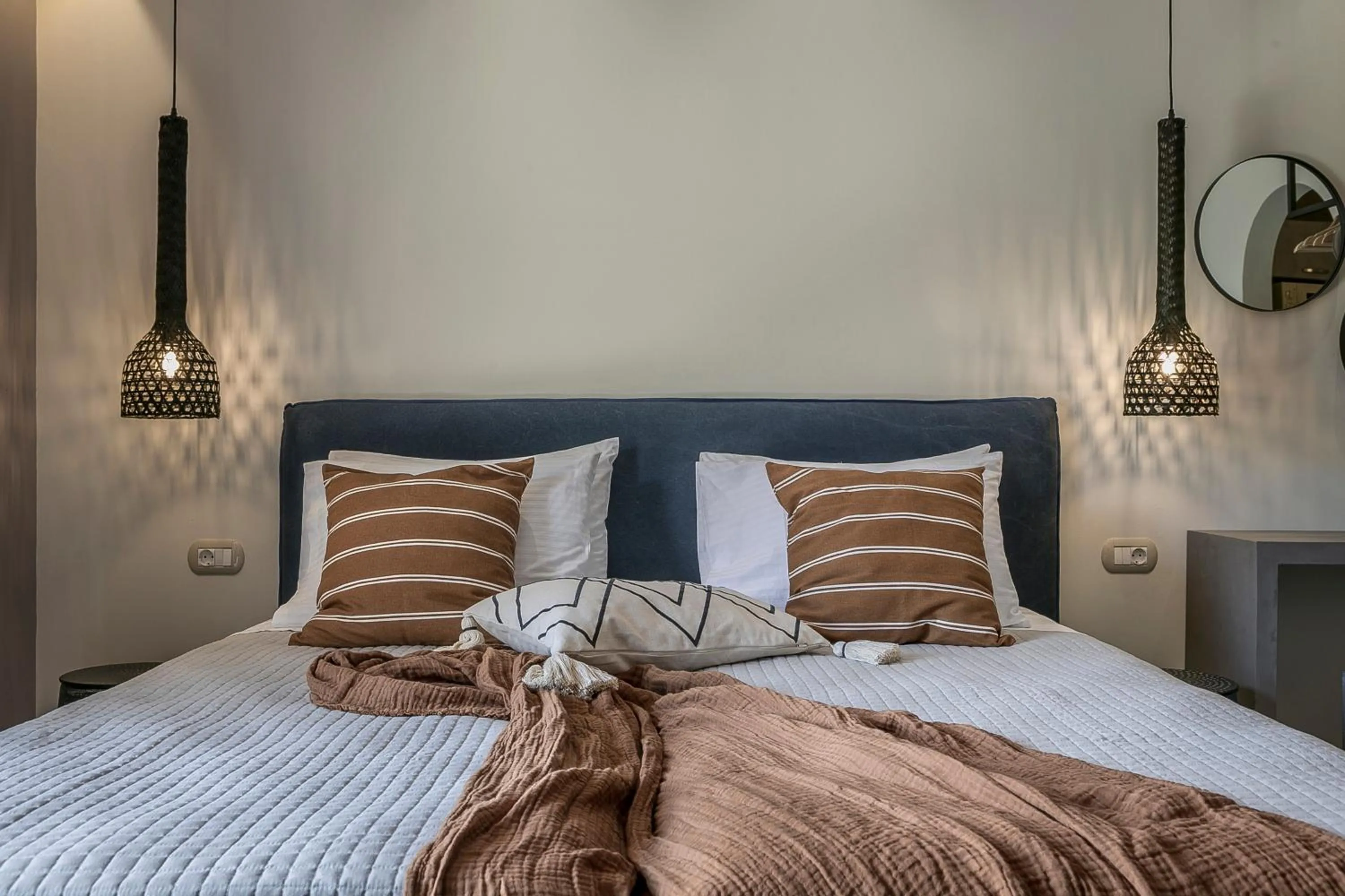 Bed in Avithos Resort Hotel