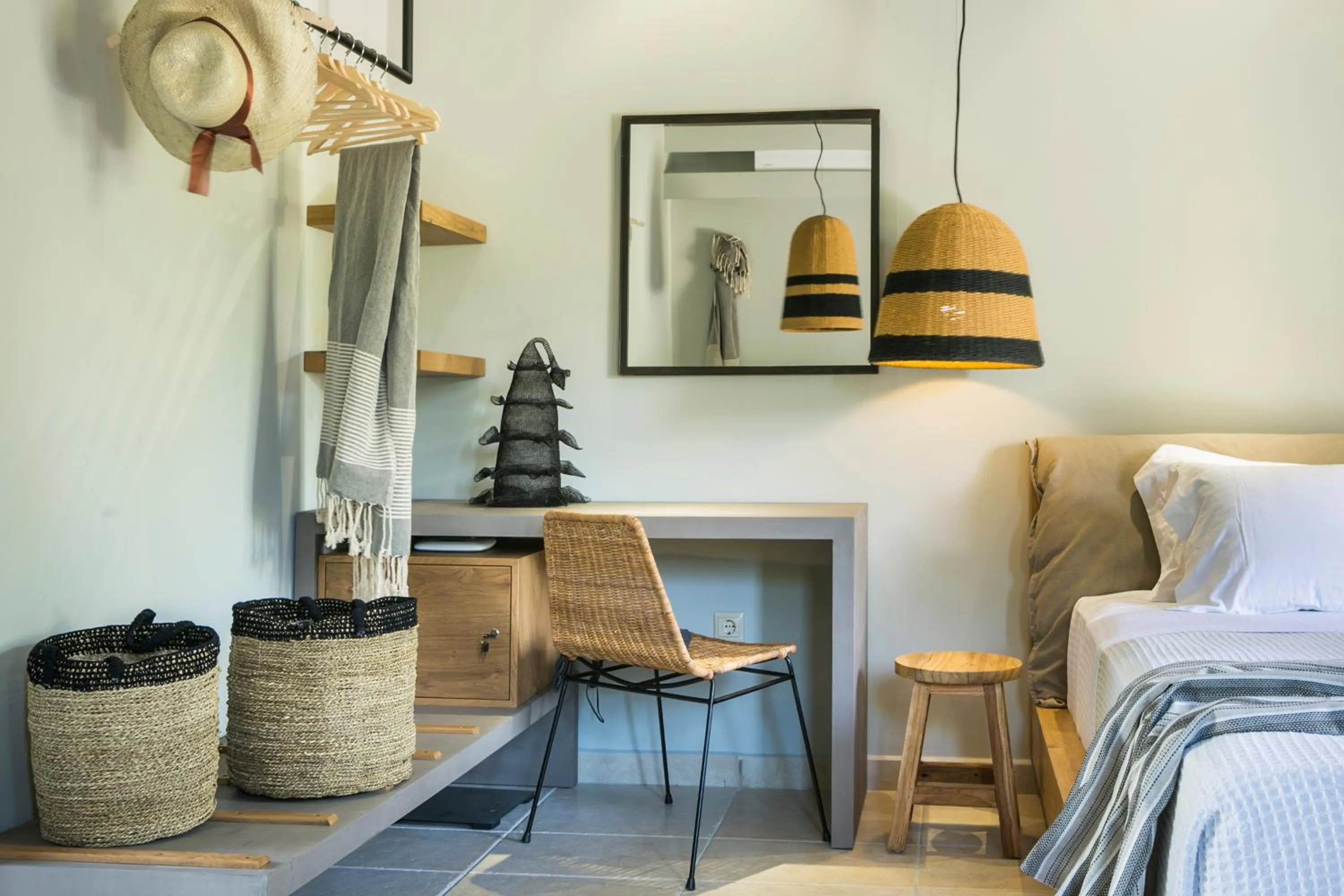 Bed in Avithos Resort Hotel