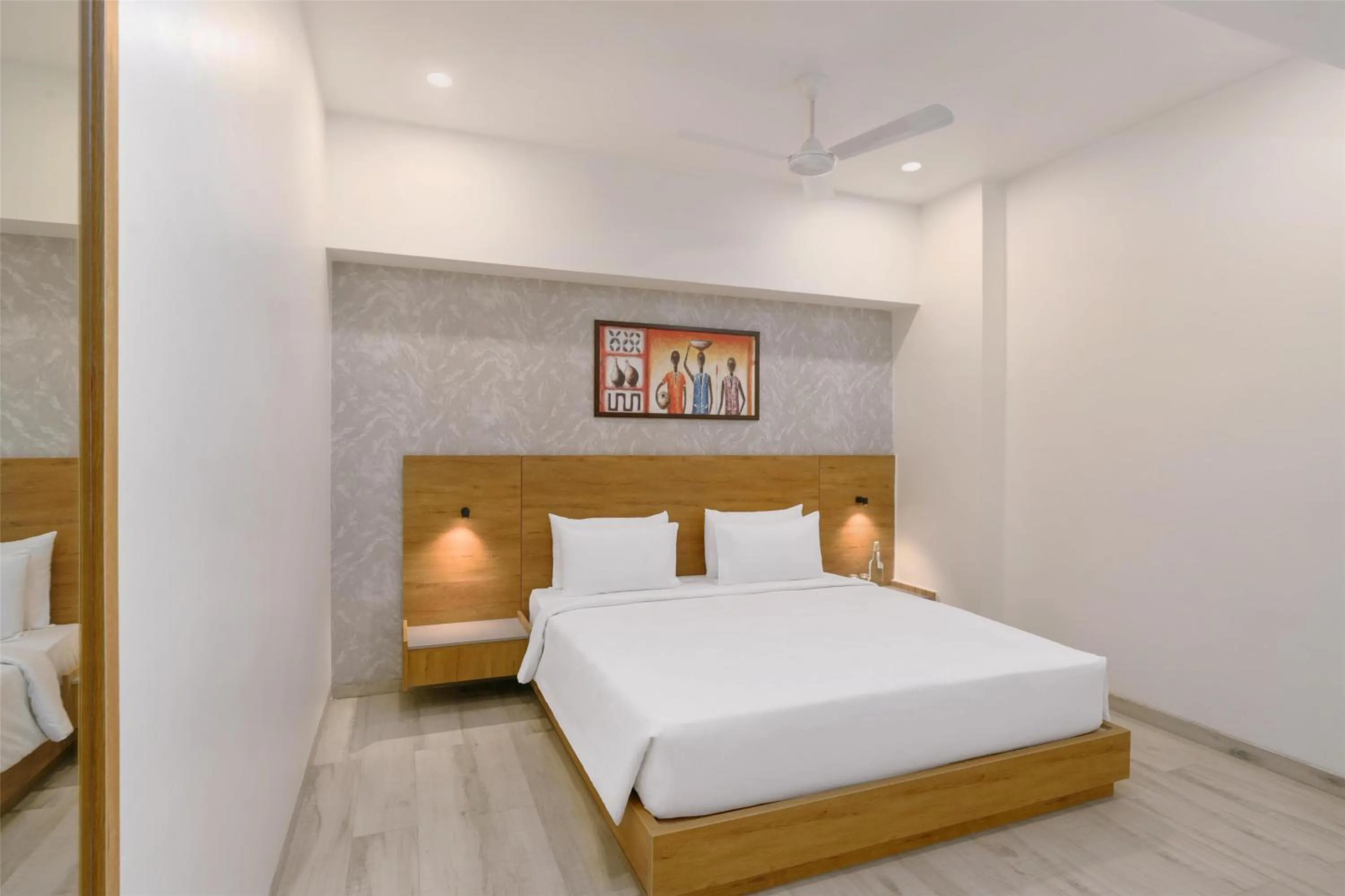 Photo of the whole room, Bed in D Square Statue of Unity Kevadia, a member of Radisson Individuals