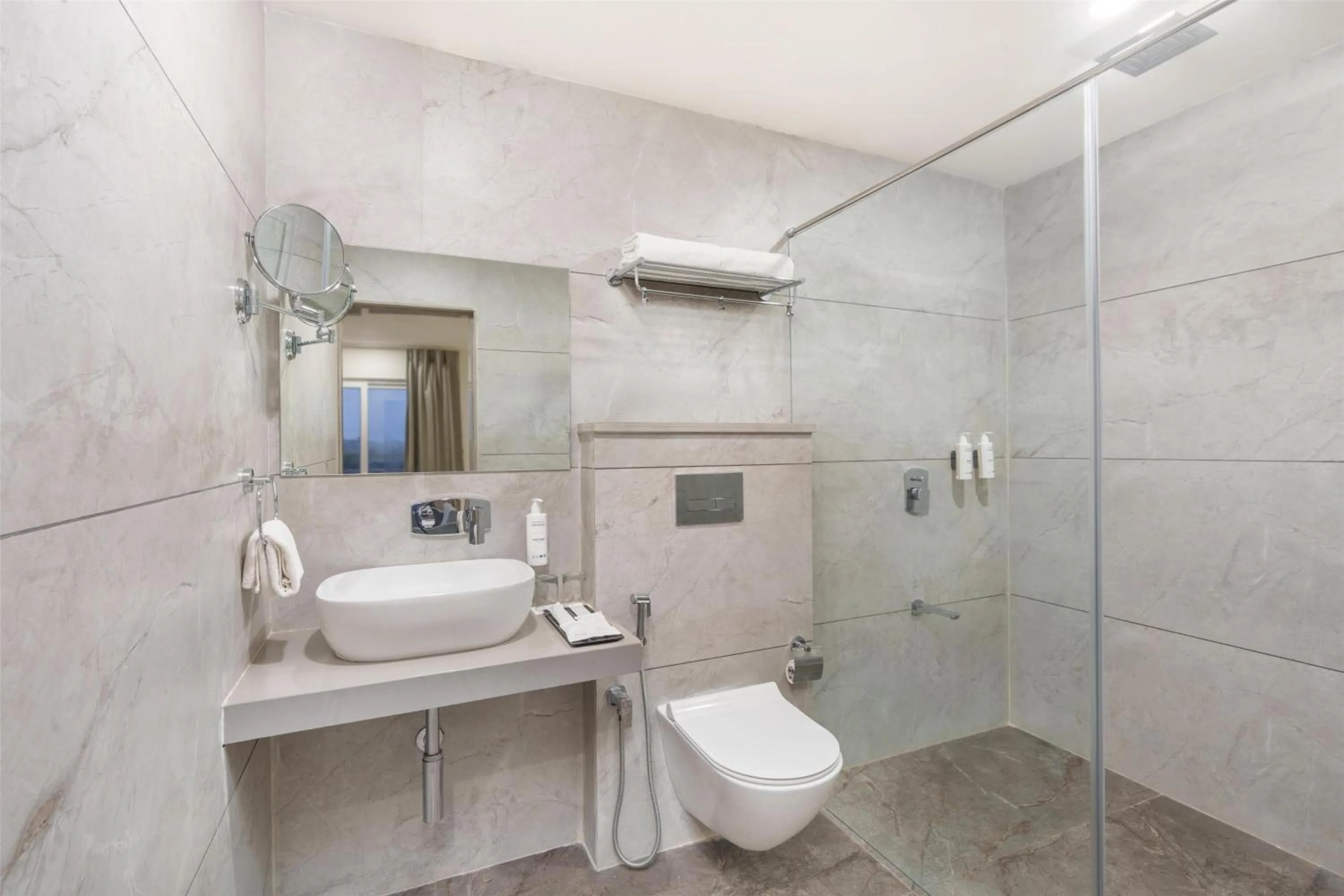 Bathroom in D Square Statue of Unity Kevadia, a member of Radisson Individuals