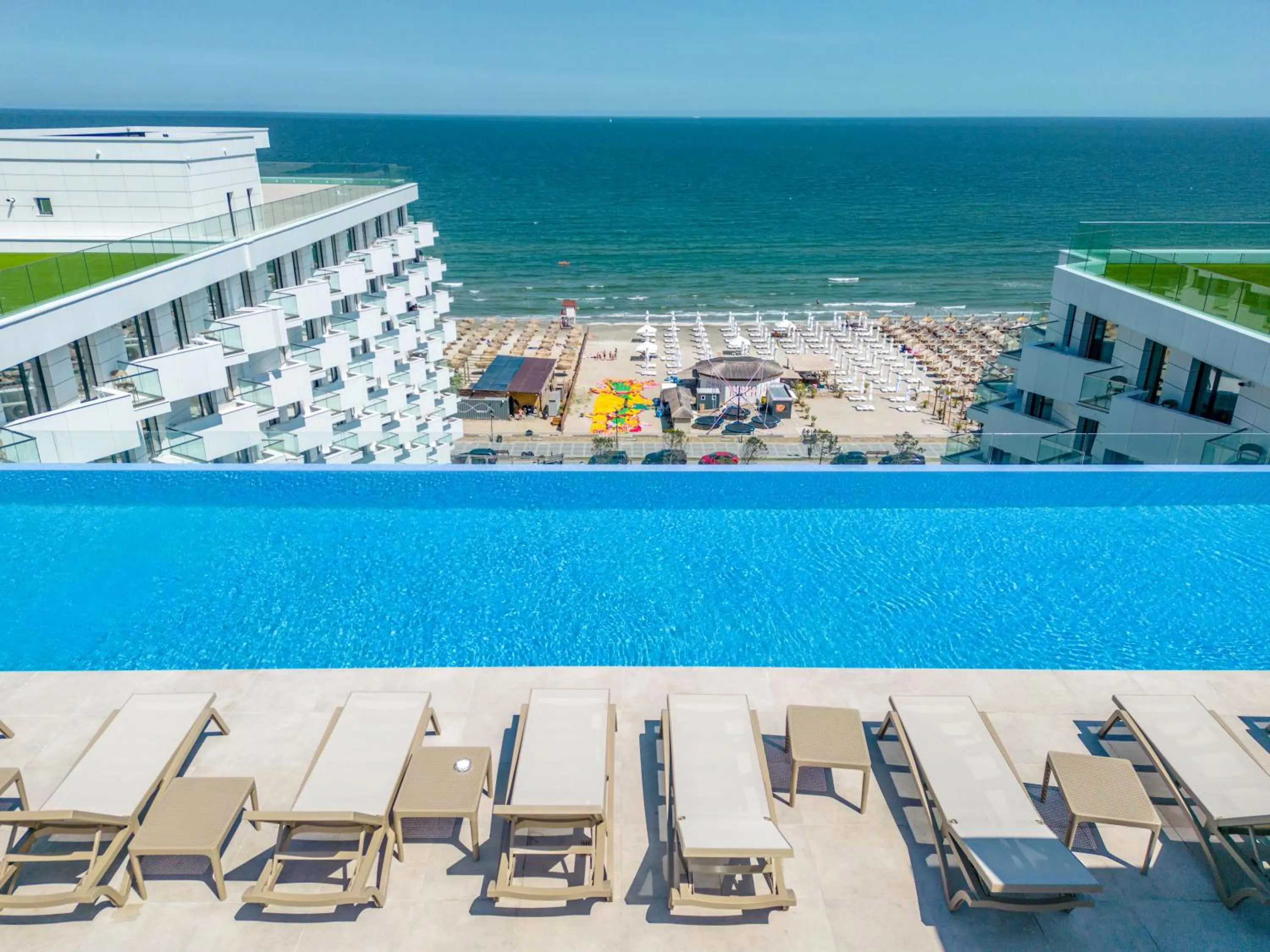 Beach in Alezzi Infinity Aparthotel & Spa