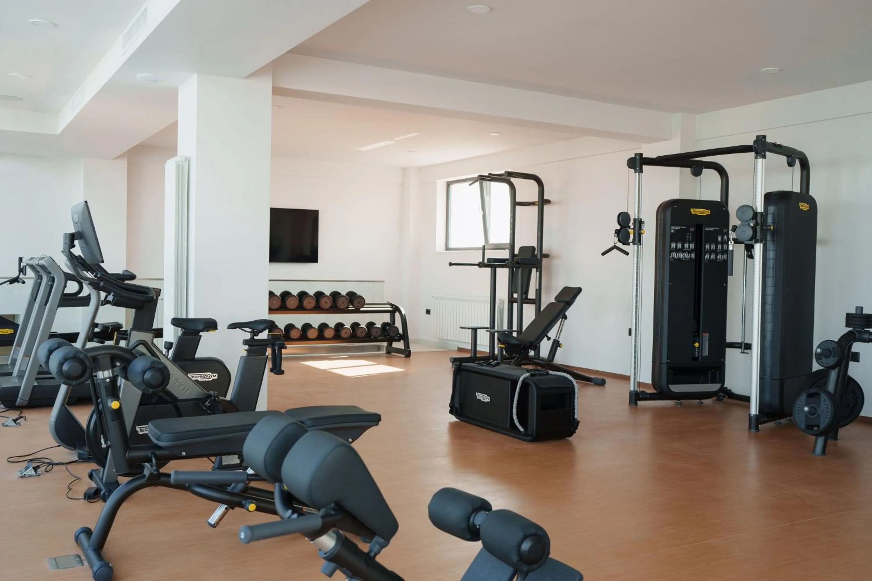 Fitness centre/facilities in Alezzi Infinity Aparthotel & Spa