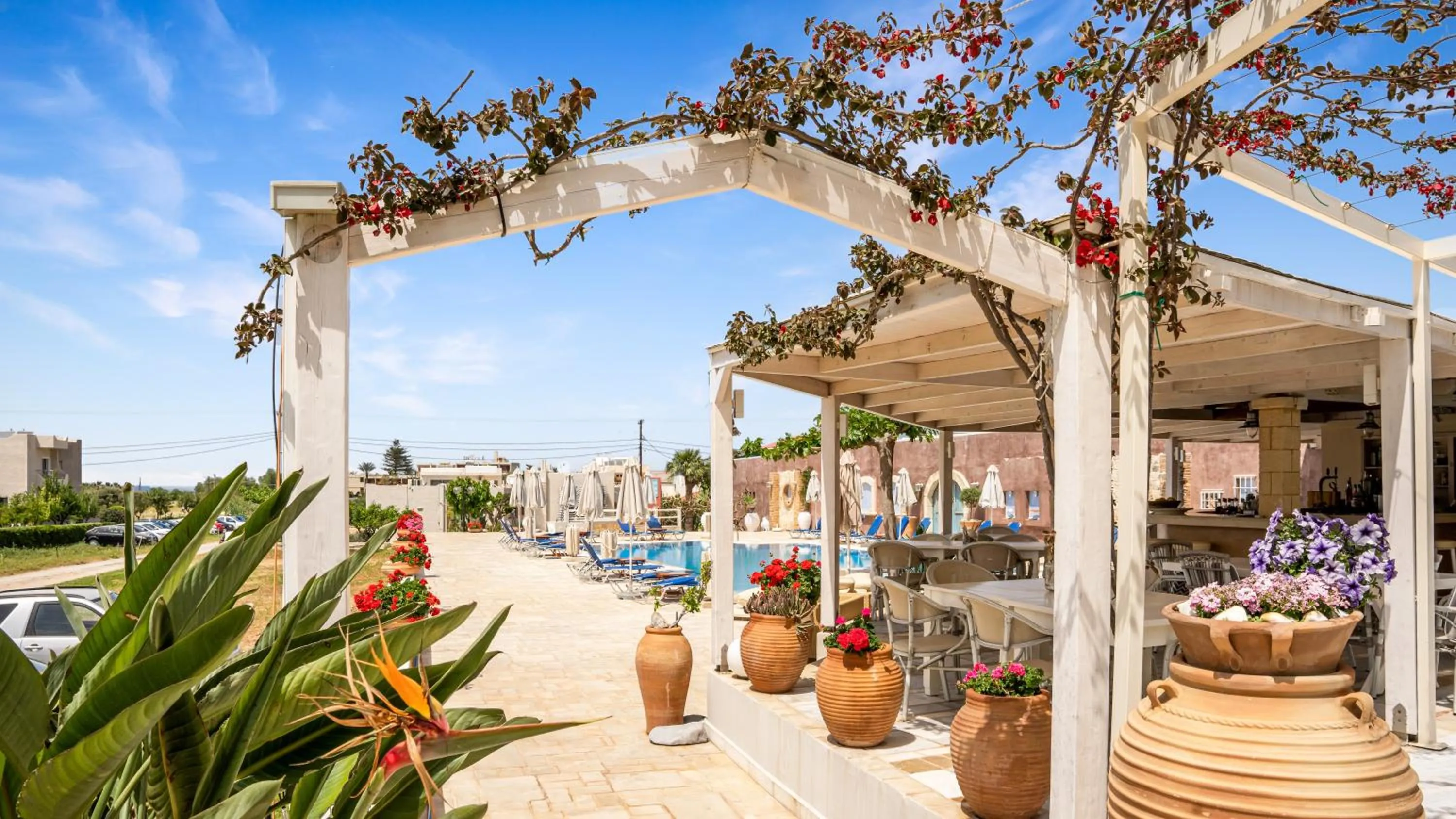 Patio in Golden Bay Hotel Apartments