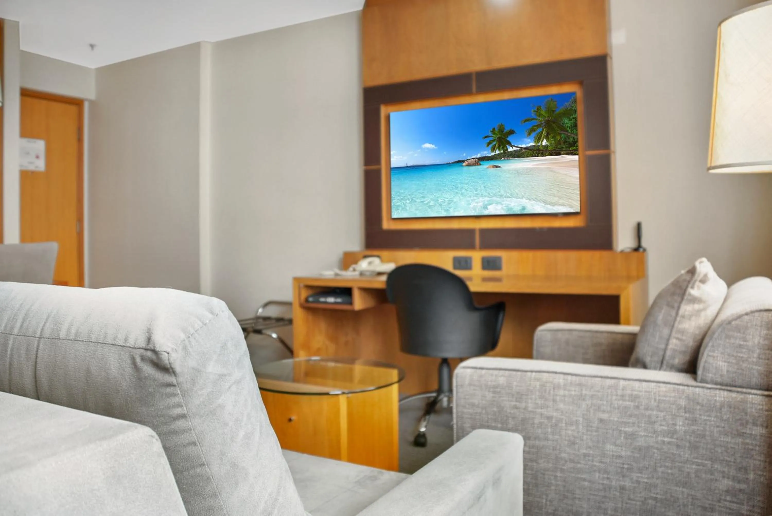 TV and multimedia in Hotel Corporativo na Faria Lima