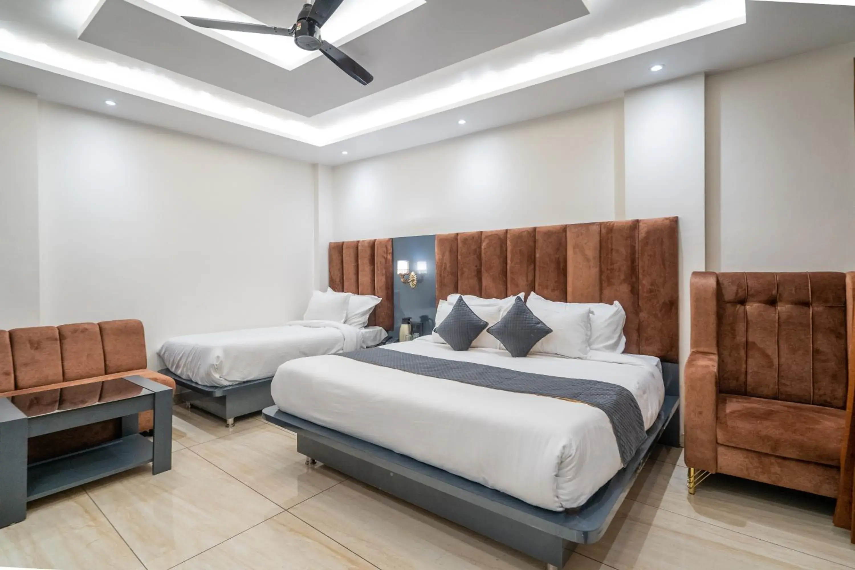 Bed in Hotel The Vaishvik Bed in Hotel The Vaishvik