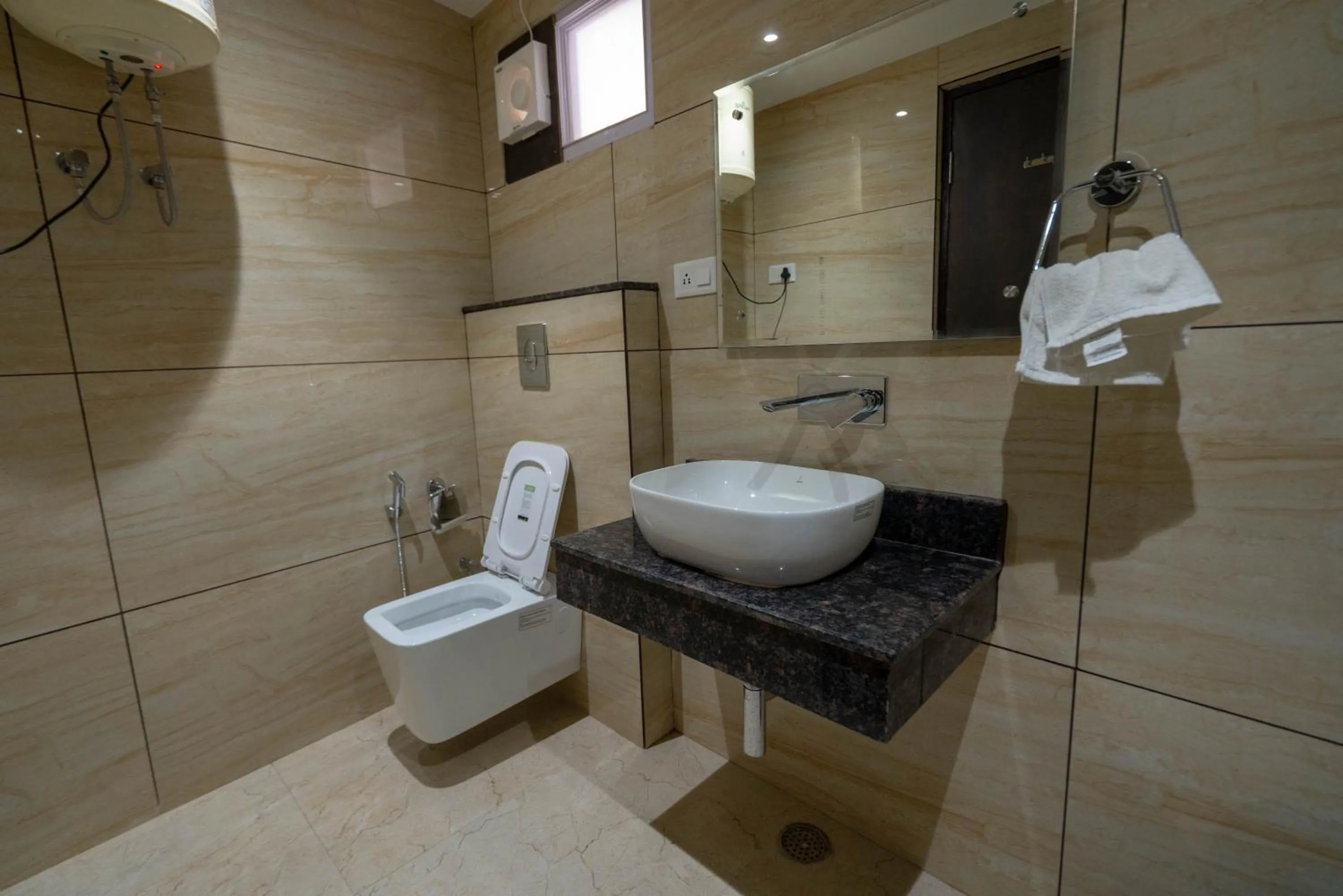 Shower in Hotel The Vaishvik