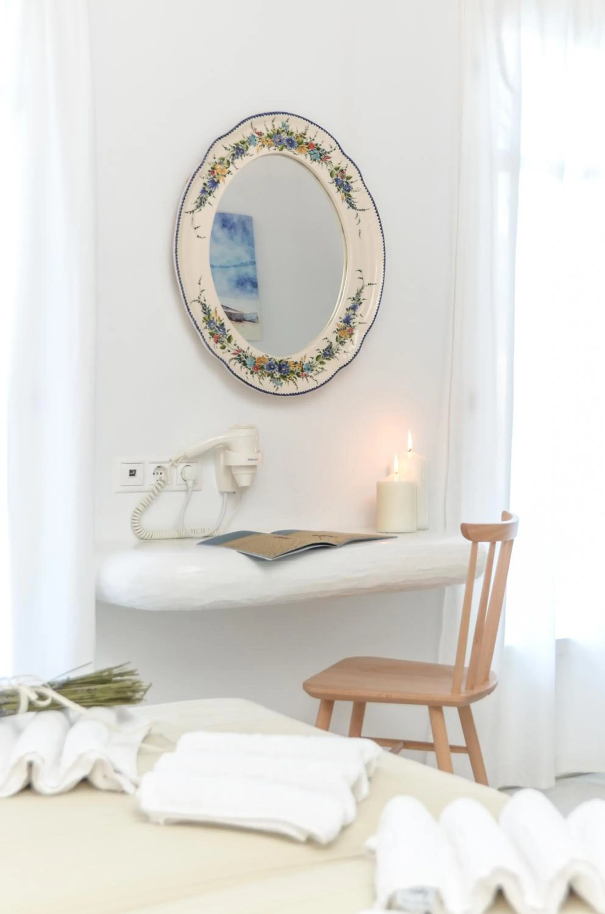 Seating area in Galini Hotel