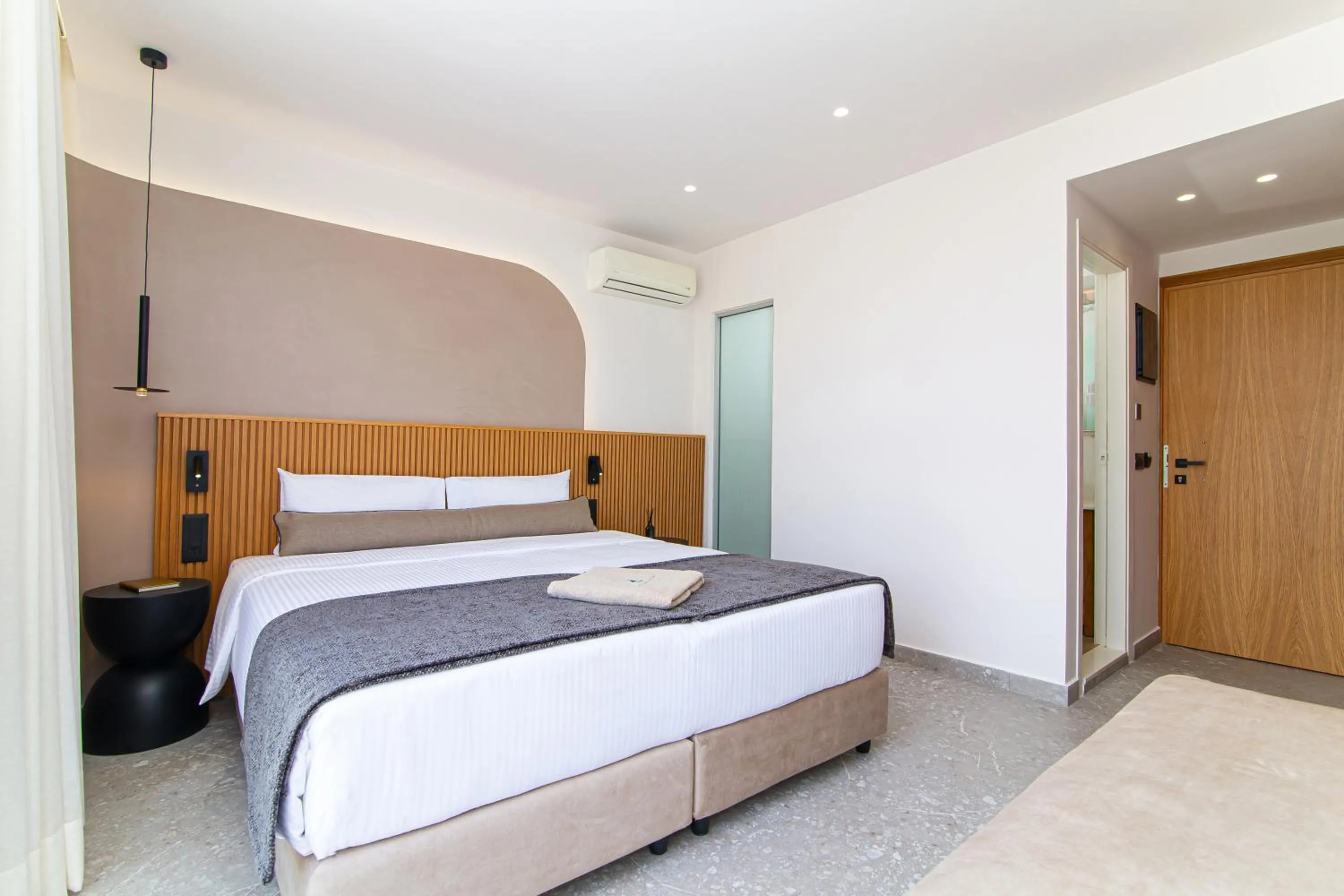 Bed in Aeolos Beach Resort