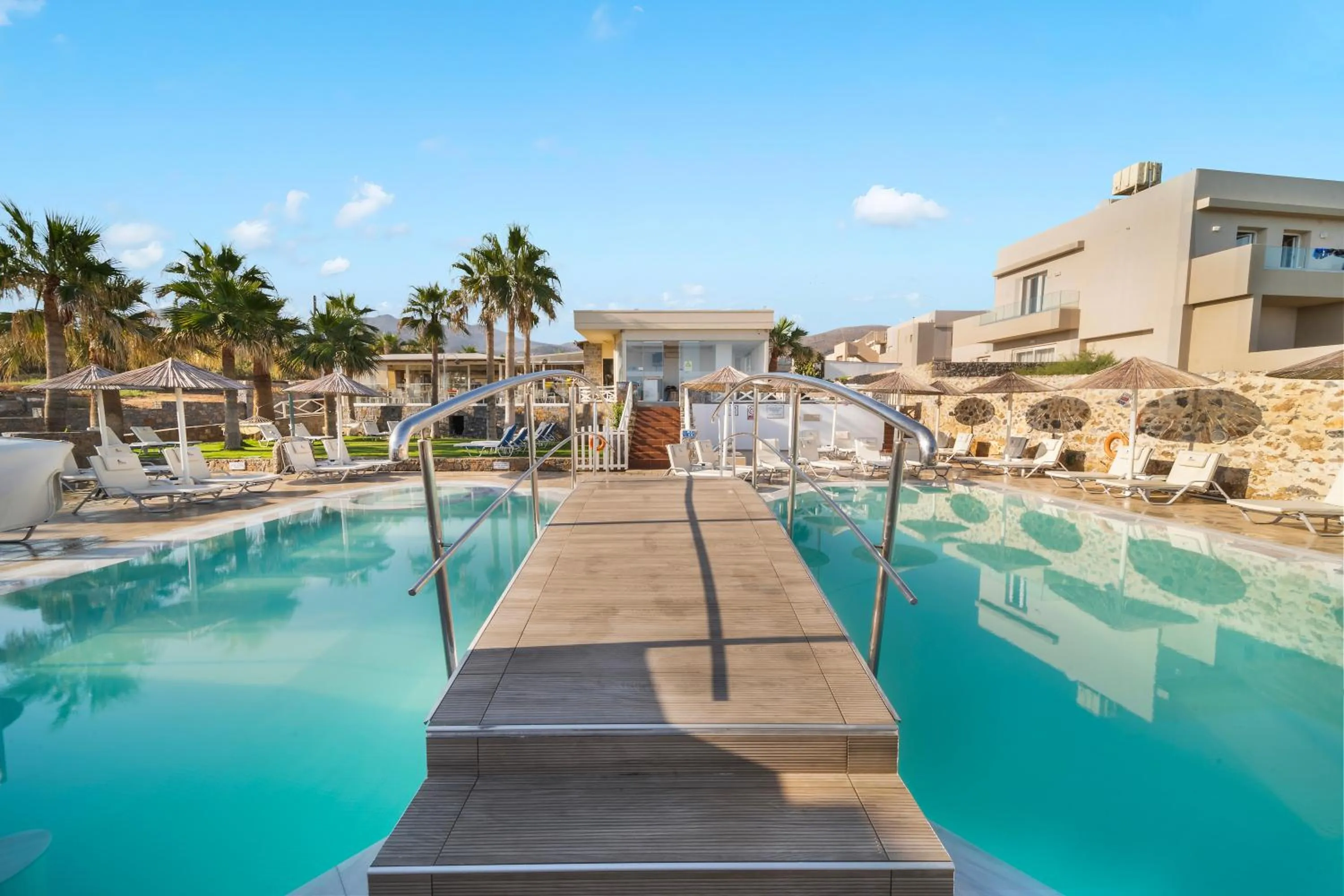 Swimming pool in Aeolos Beach Resort