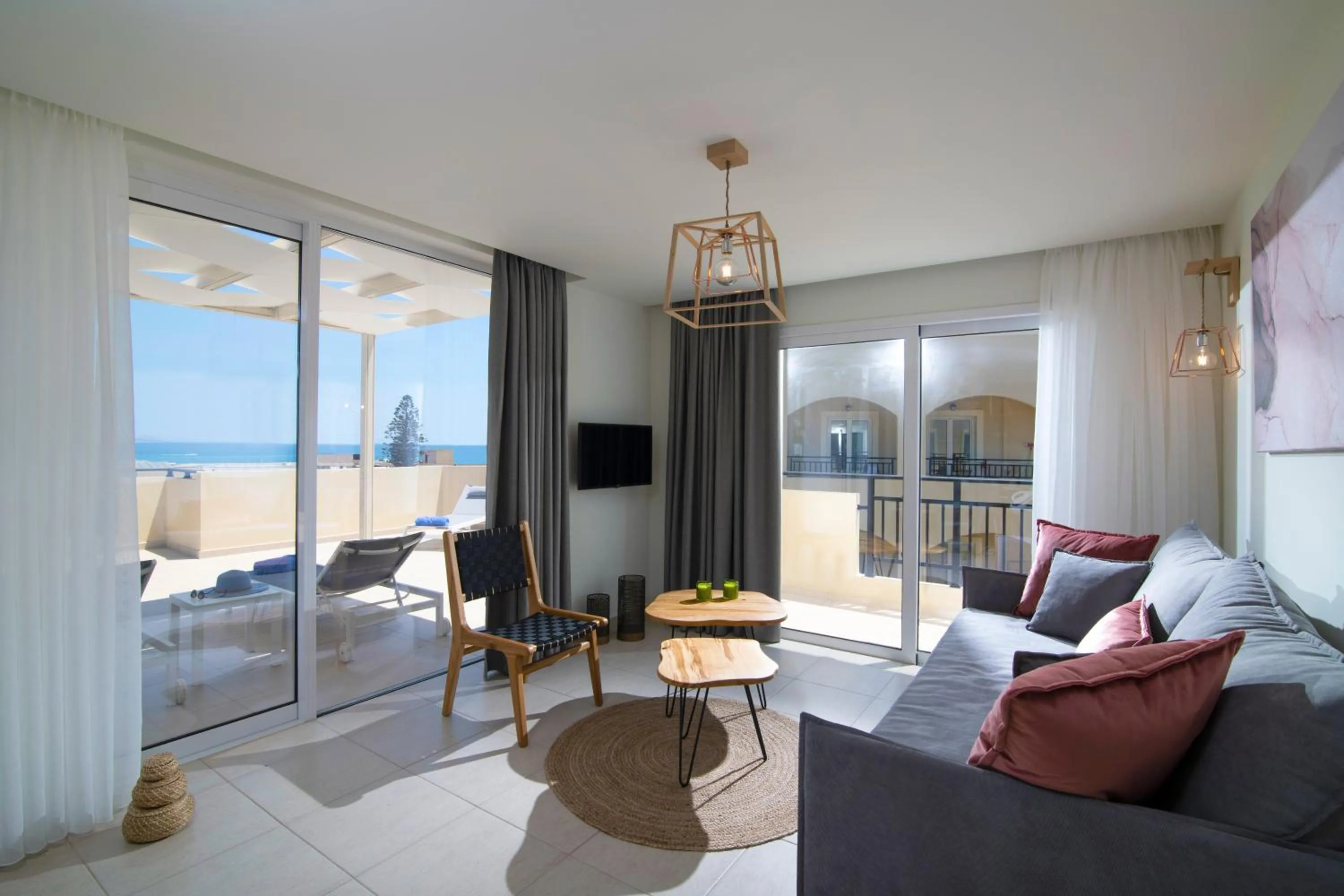 Living room in Rainbow Apartments