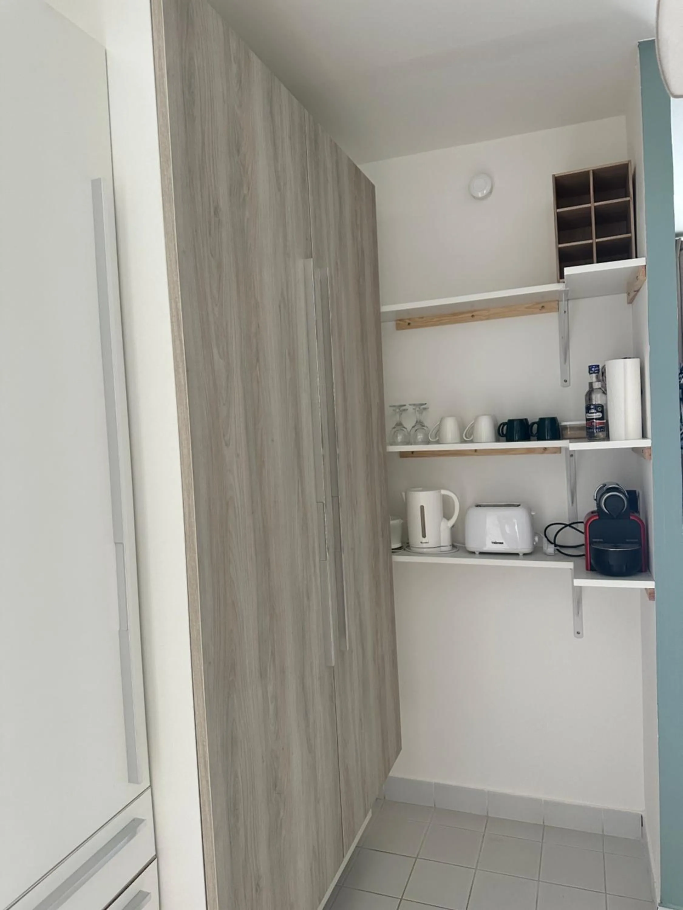 Kitchen or kitchenette in Nouveau le Ti Merveilleux du Manganao, accès plage