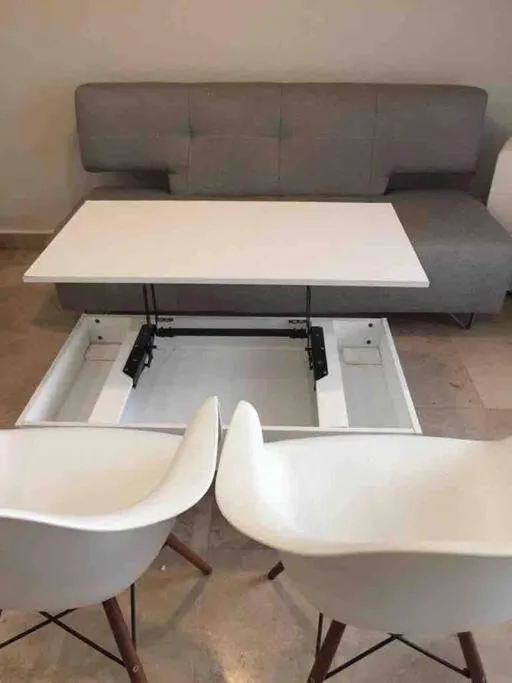 Seating area in Danzamar 1B with Pool & Rooftop near Mamitas beach