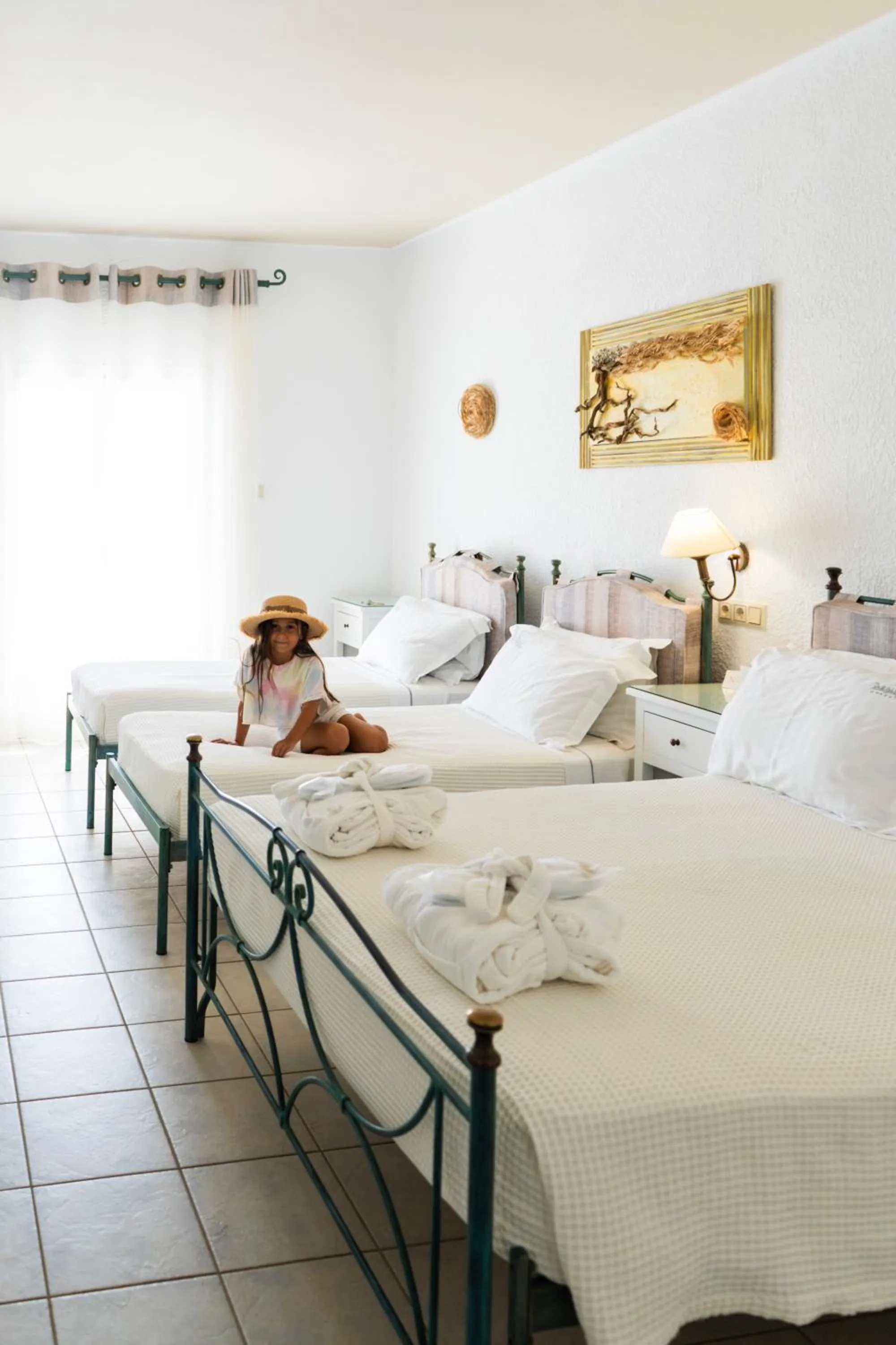 Bed in Aegialis Hotel & Spa