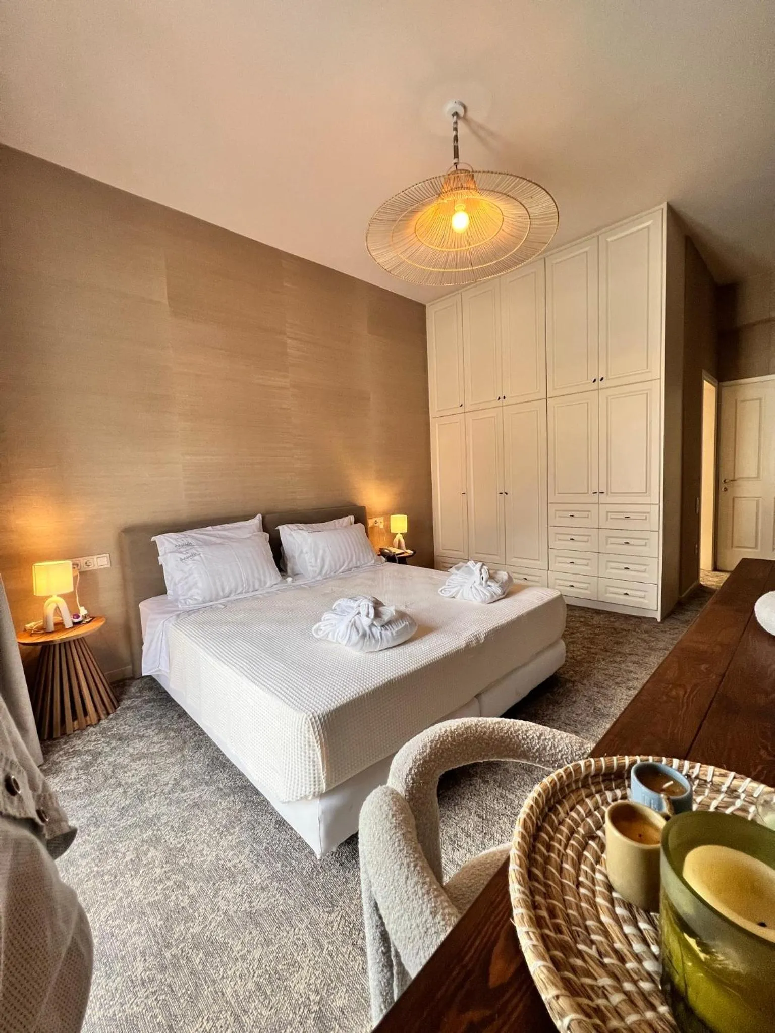 Bed in Aegialis Hotel & Spa