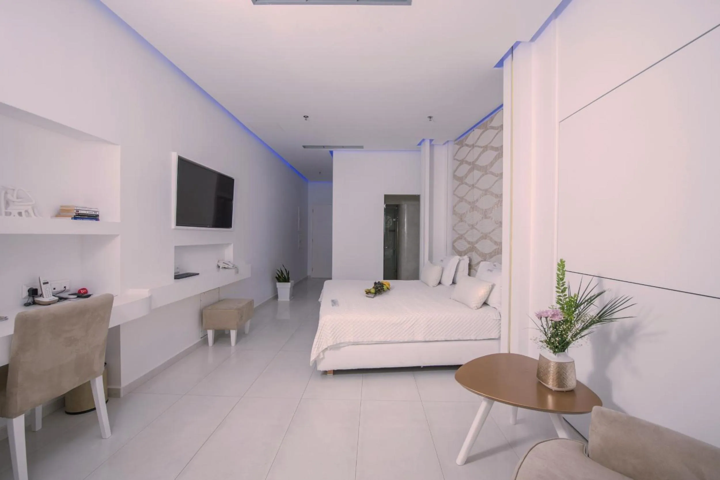 Bed in Aegialis Hotel & Spa