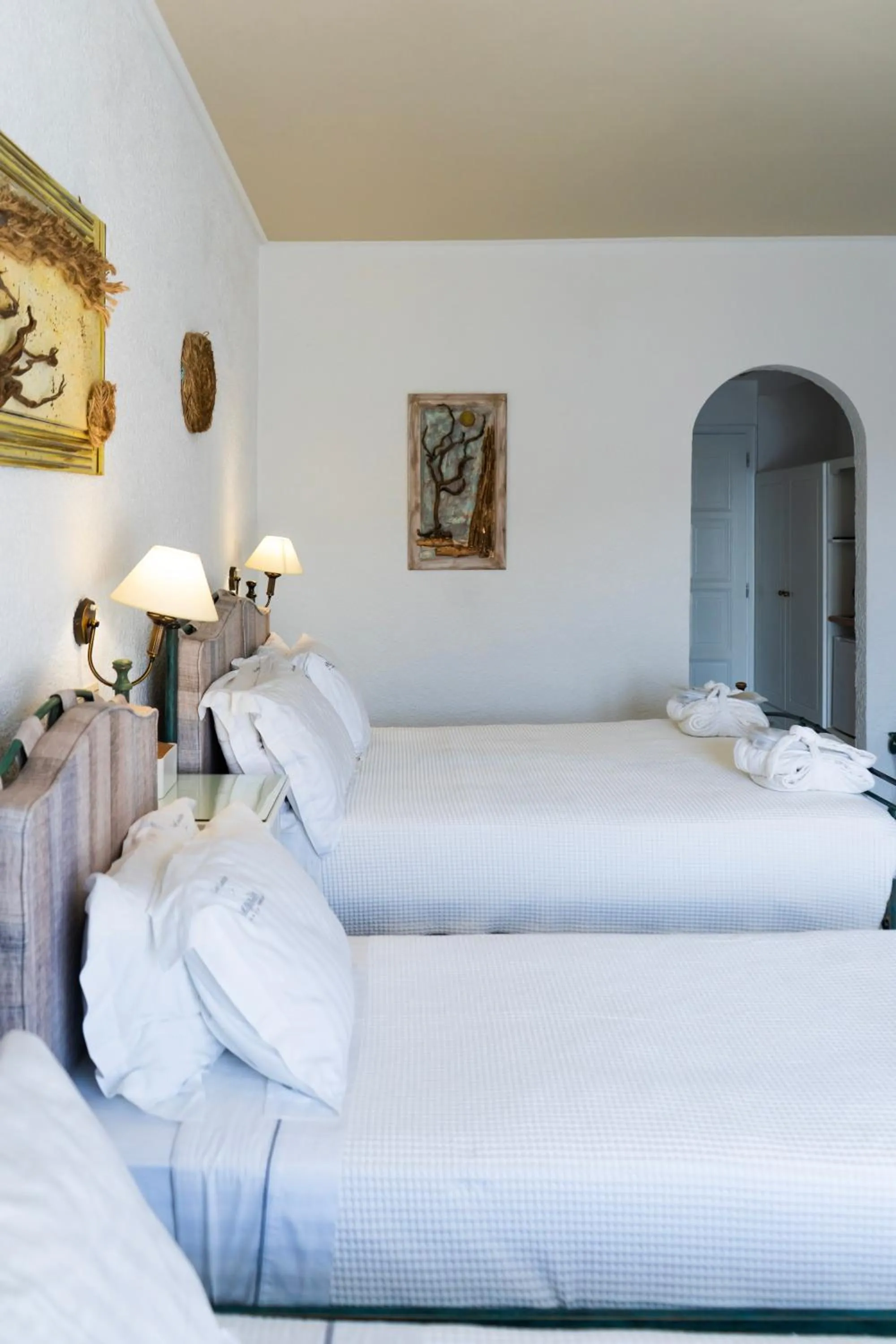 Bed in Aegialis Hotel & Spa