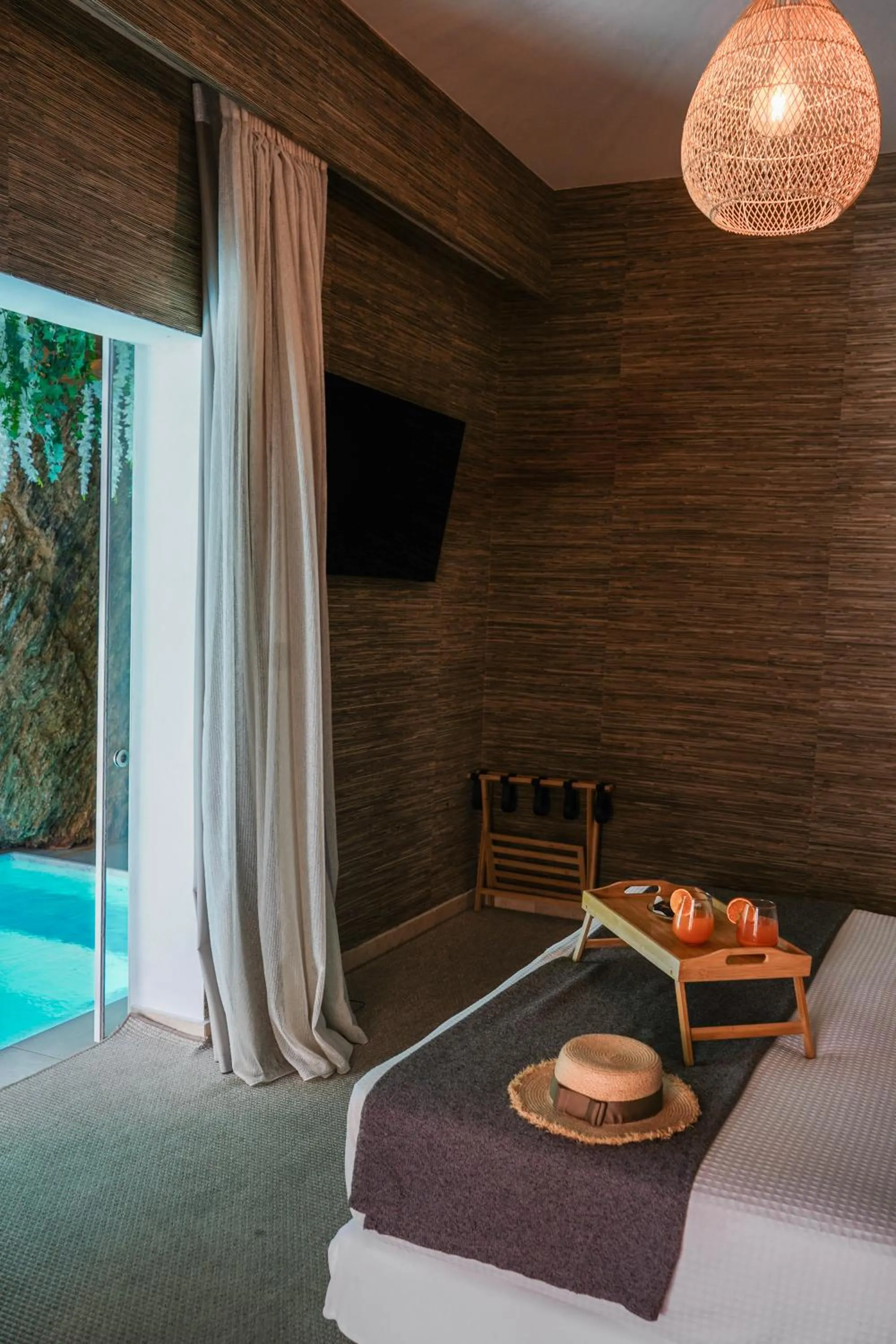 Bed in Aegialis Hotel & Spa